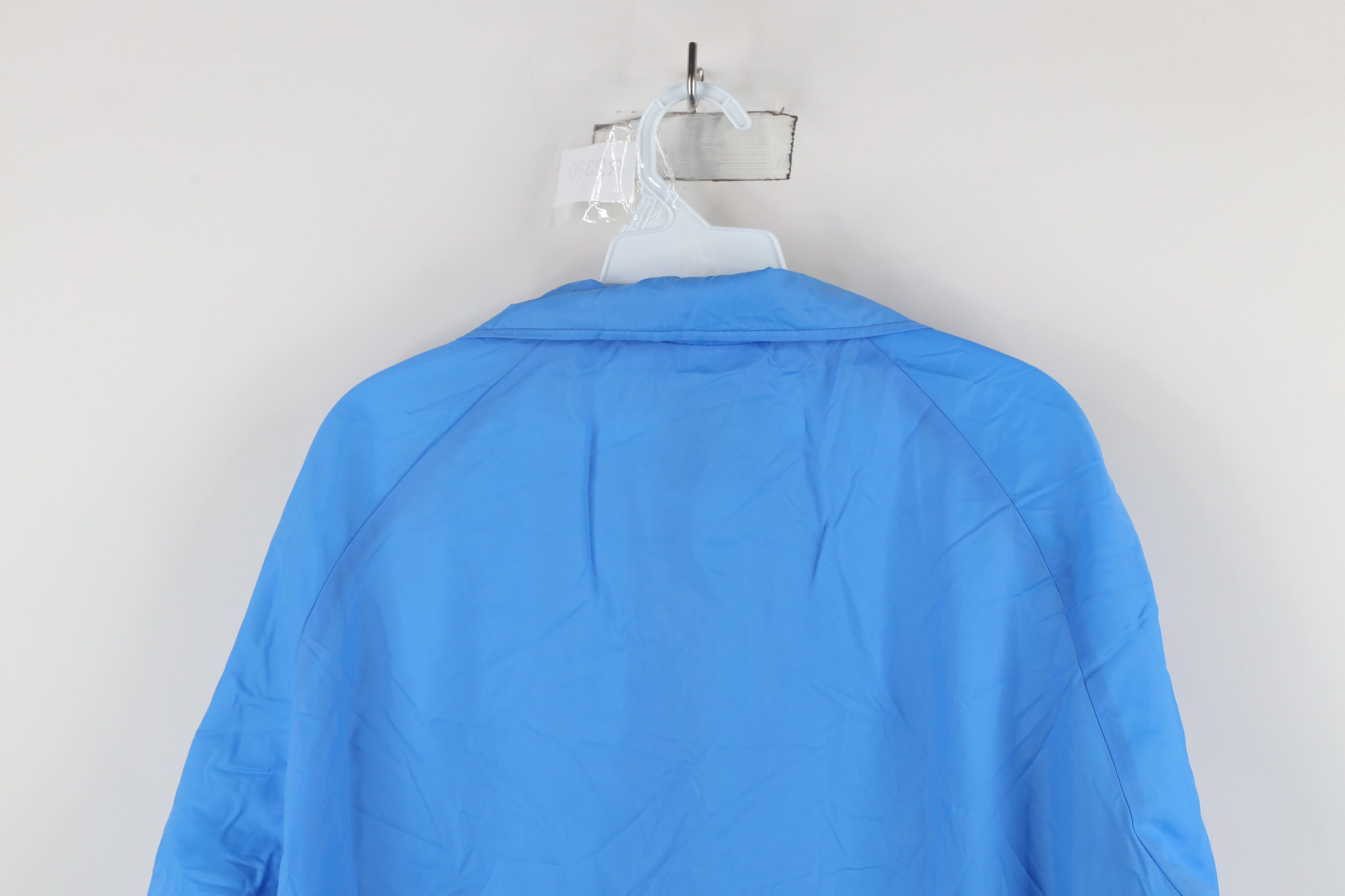 Vintage Vintage 90s Streetwear Lined Satin Coaches Coach Jacket Blue Size US L / EU 52-54 / 3 - 13 Thumbnail