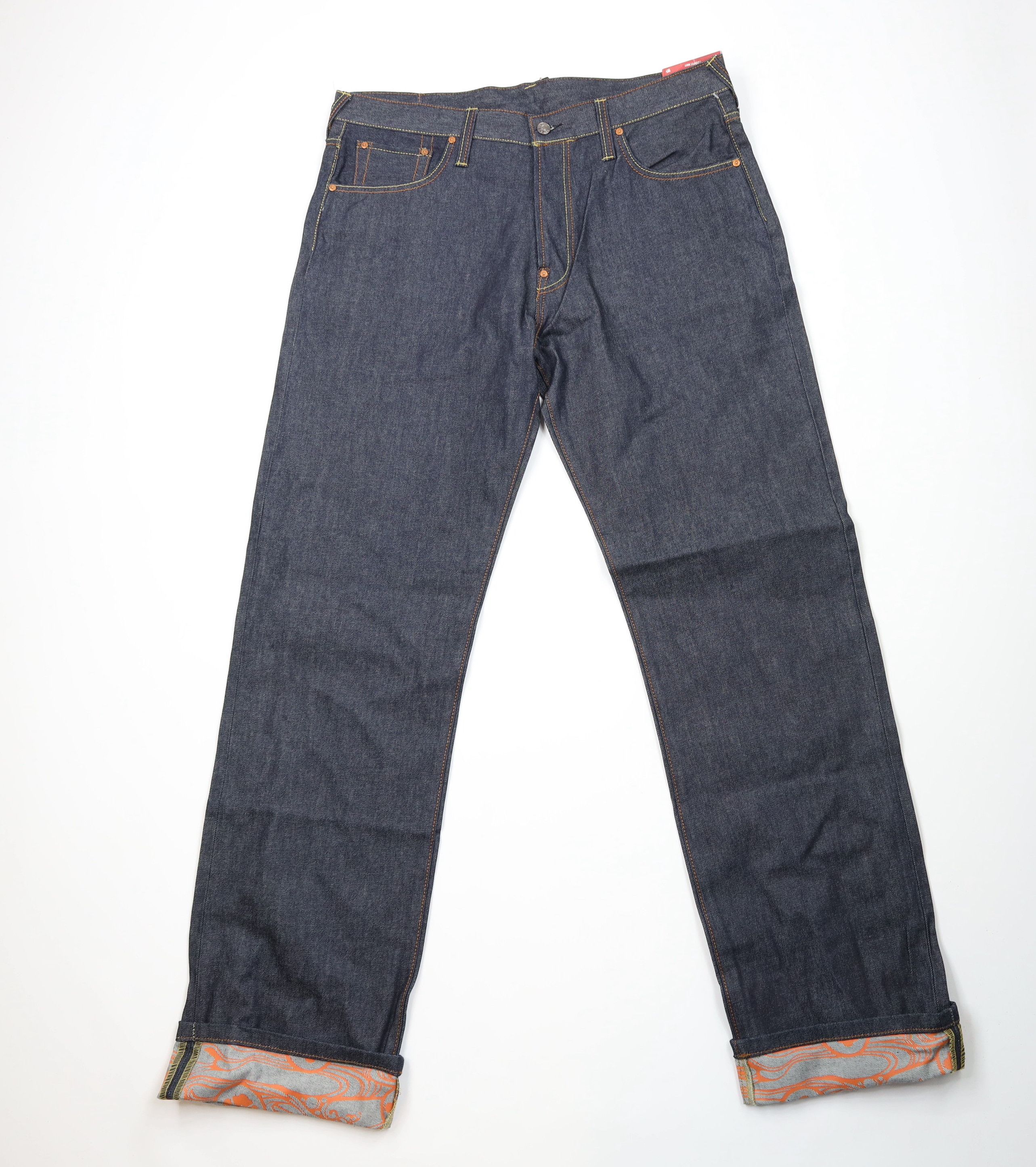 Evisu Deadstock Vintage 90s Evisu Jeans Buckle Back Wide Leg Jeans Size US 36 / EU 52 - 1 Thumbnail