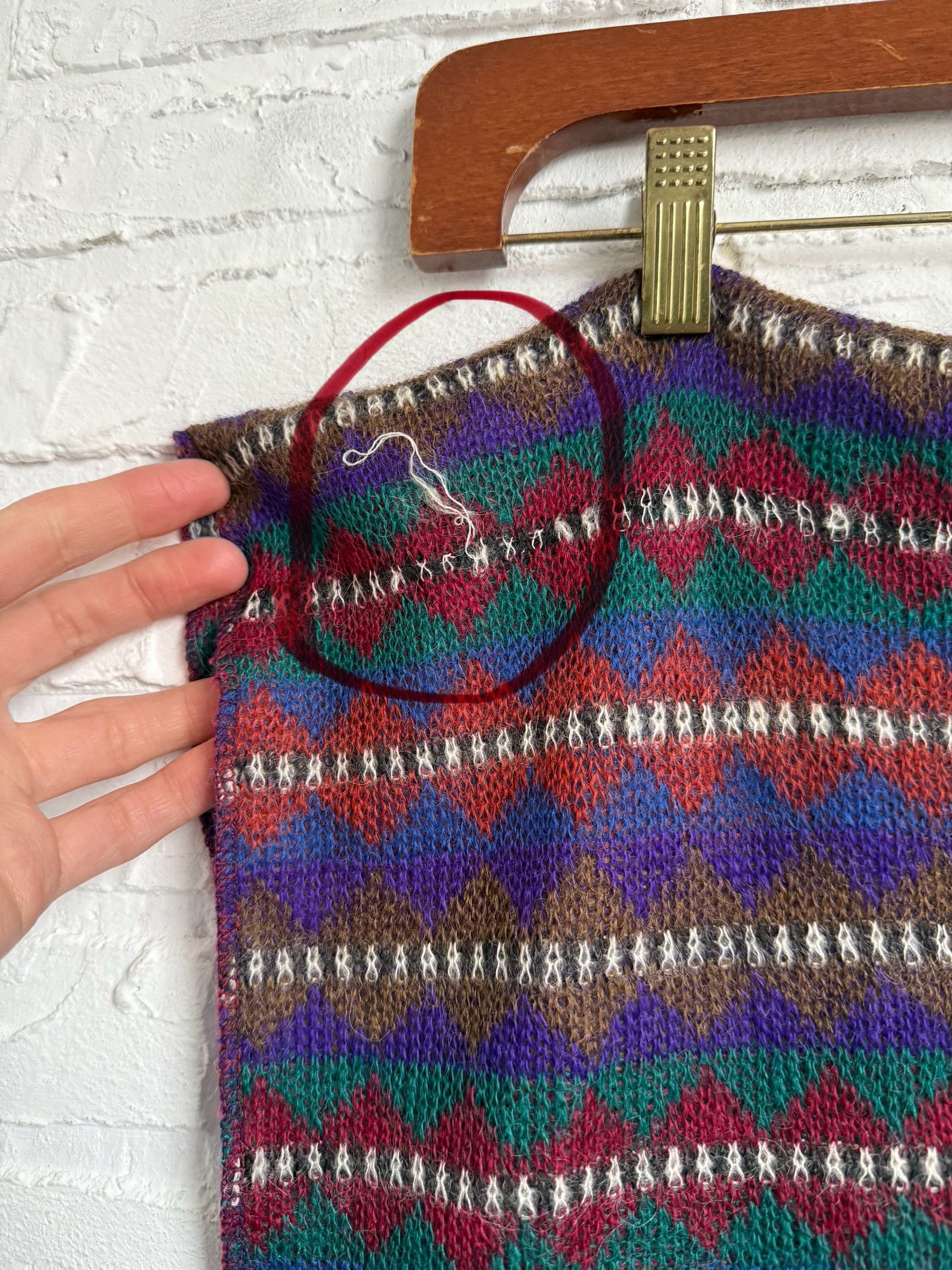 Missoni Vintage 90s Missoni wool mohair scarf Size ONE SIZE - 7 Thumbnail