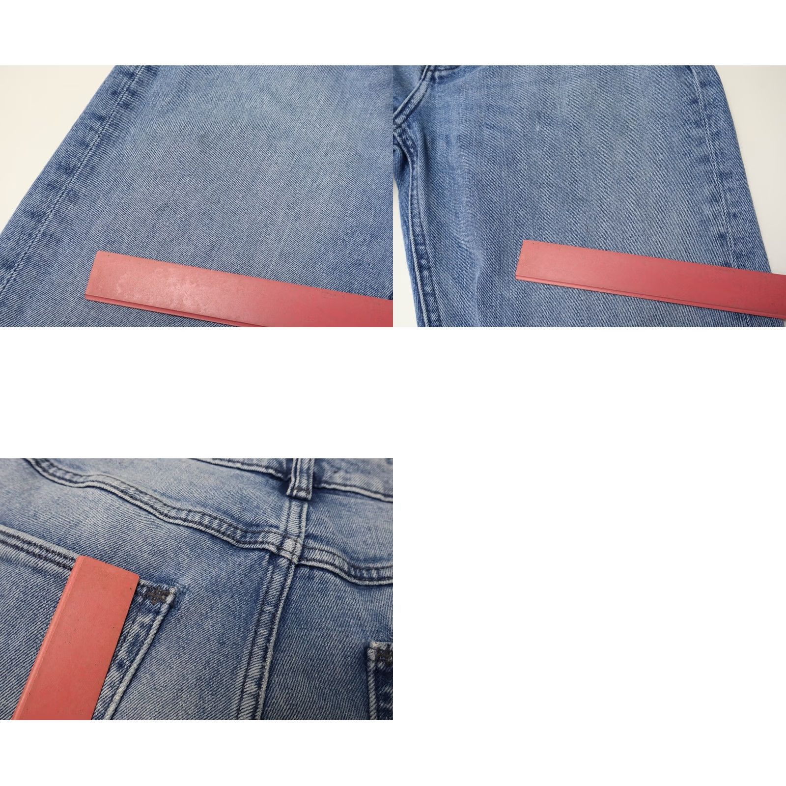 Vintage NEUW Lou Slim Jeans Men's W32/L32 Faded Whiskers Button Fly Stretch Blue Jeans Slim Men W32 L32 Size US 32 / EU 48 - 8 Thumbnail
