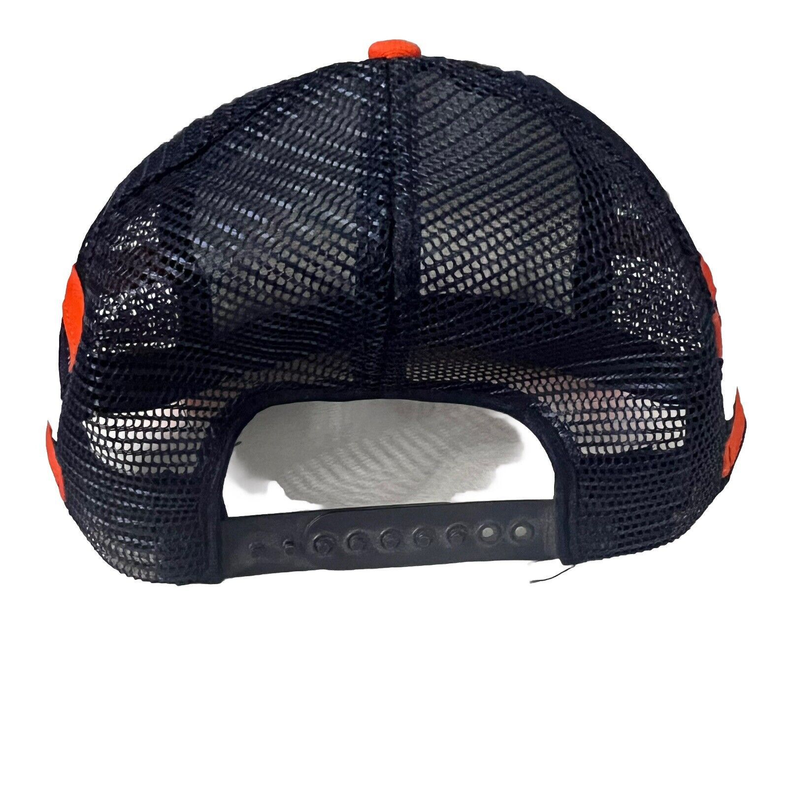 Other Vtg Au Triumph Mesh 3 Stripe Trucker Snapback Blue Orange Size ONE SIZE - 9 Thumbnail
