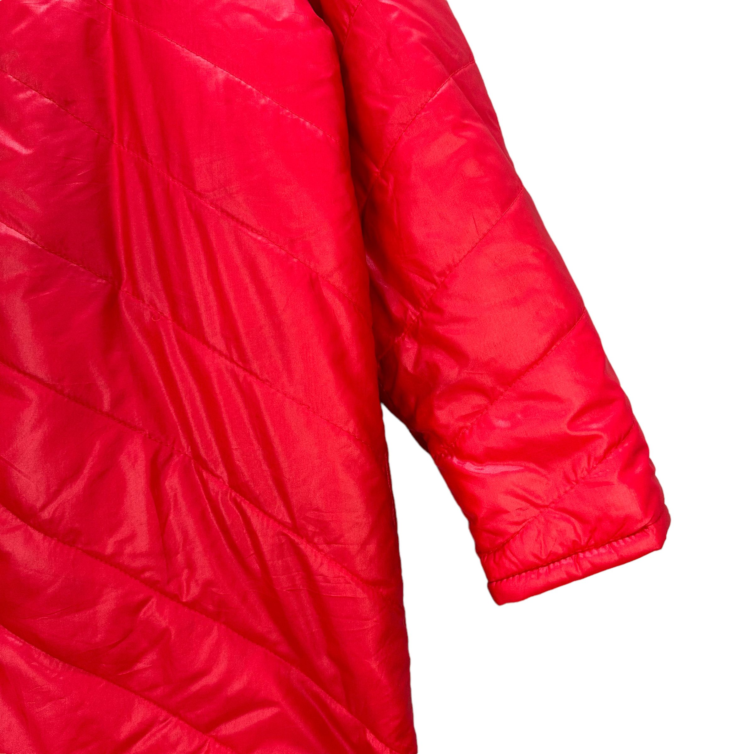 Fiorucci VINTAGE FIORUCCI RED PUFFER LONG COAT JACKET #8395-007 Size US M / EU 48-50 / 2 - 5 Thumbnail