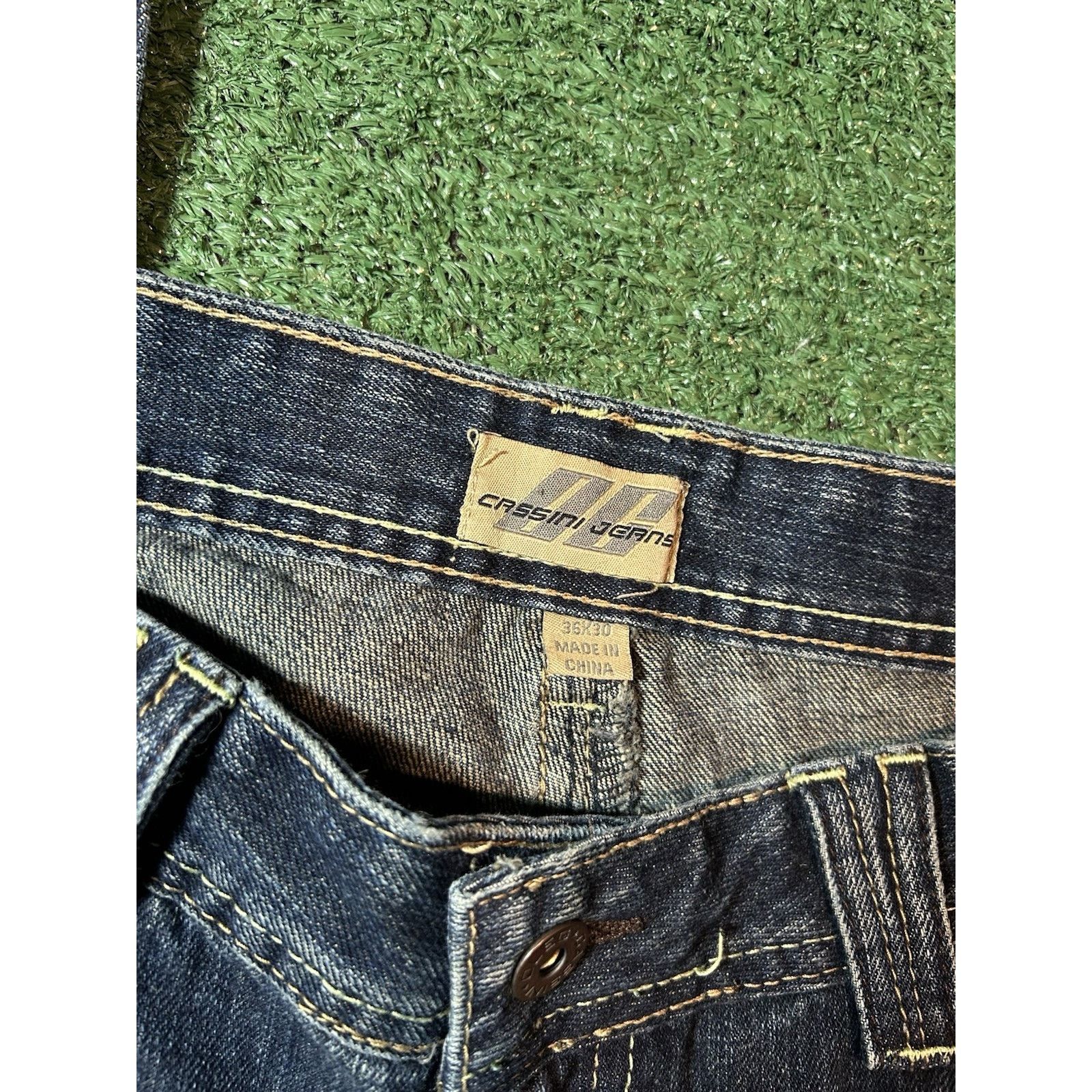 Oleg Cassini Y2K Oleg Cassini Denim Wide Leg Relaxed Fit Men’s 36x32 Size US 36 / EU 52 - 5 Thumbnail