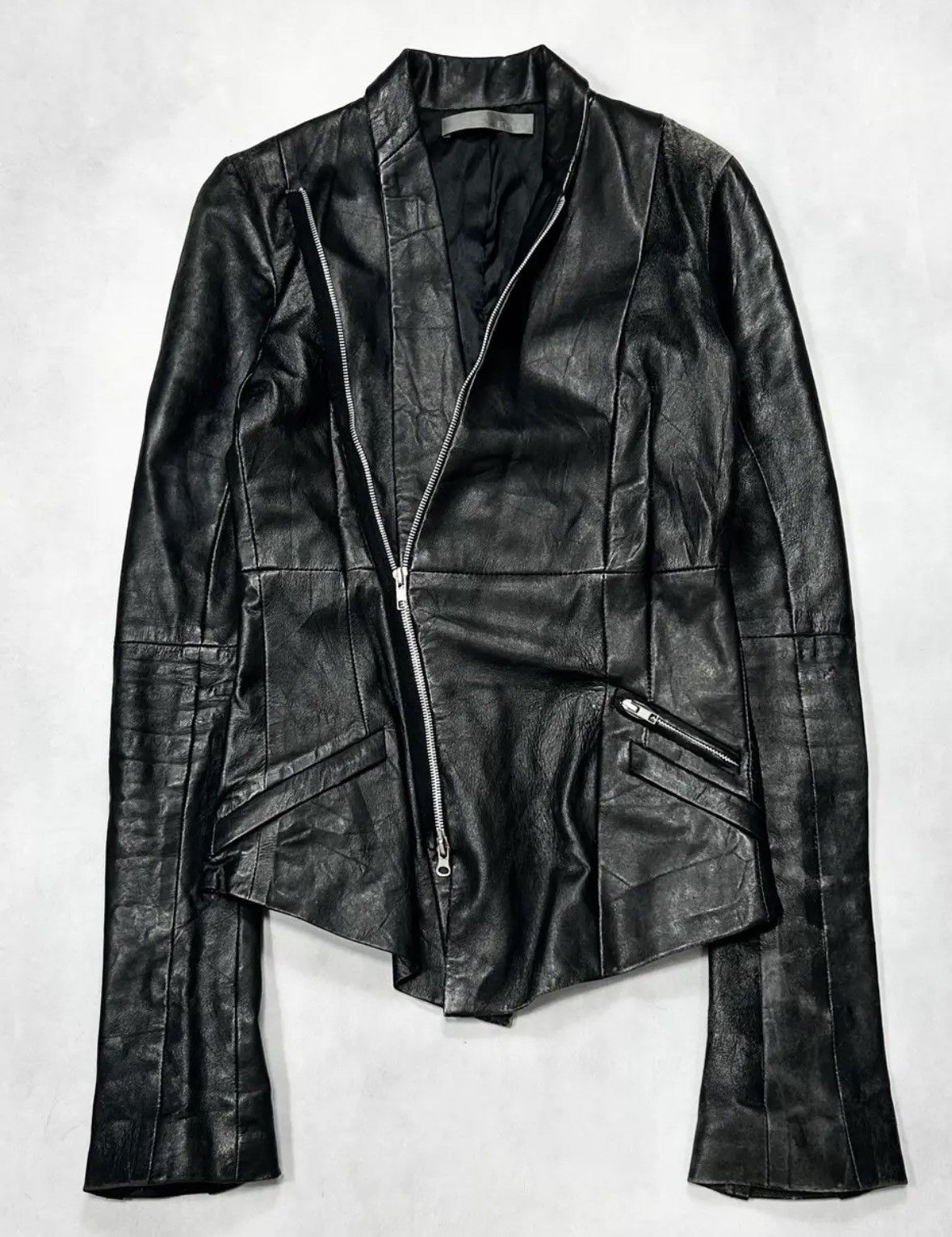 【専用】ekam style leather jacket 専用】ekam style leather jacket EKAM front double zip leather jacket