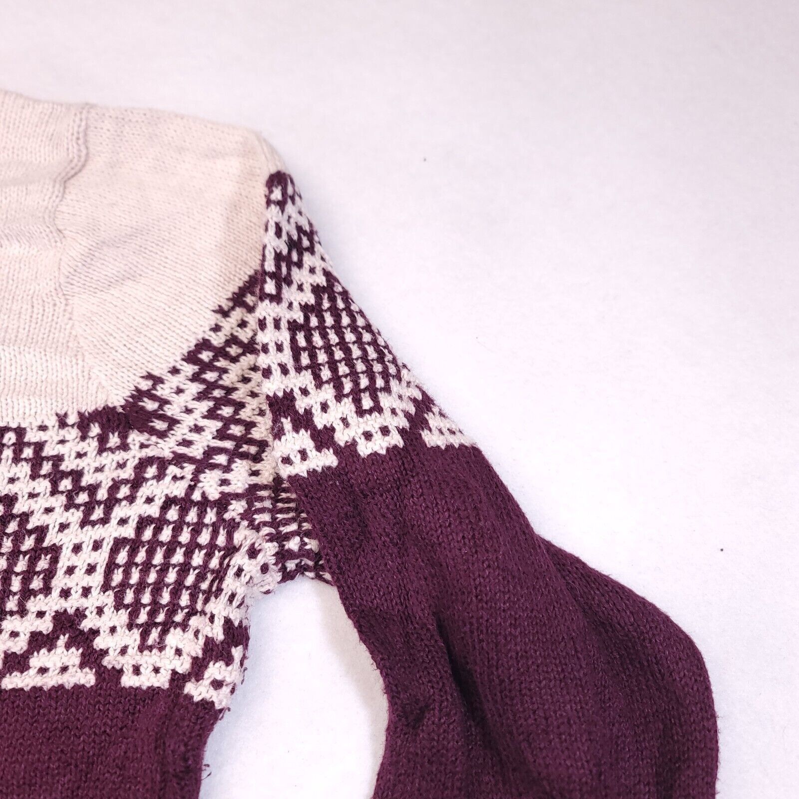 Old Navy Old Navy Cotton Sweater Womens Size Extra Large XL Maroon Size XL / US 12-14 / IT 48-50 - 5 Thumbnail