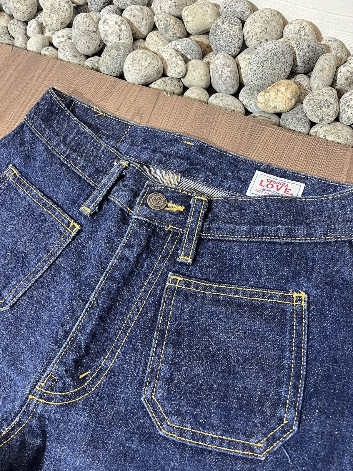 Hysteric Glamour Georgia Love GL HEART japan button down flare denim Size US 26 / EU 42 - 10 Thumbnail