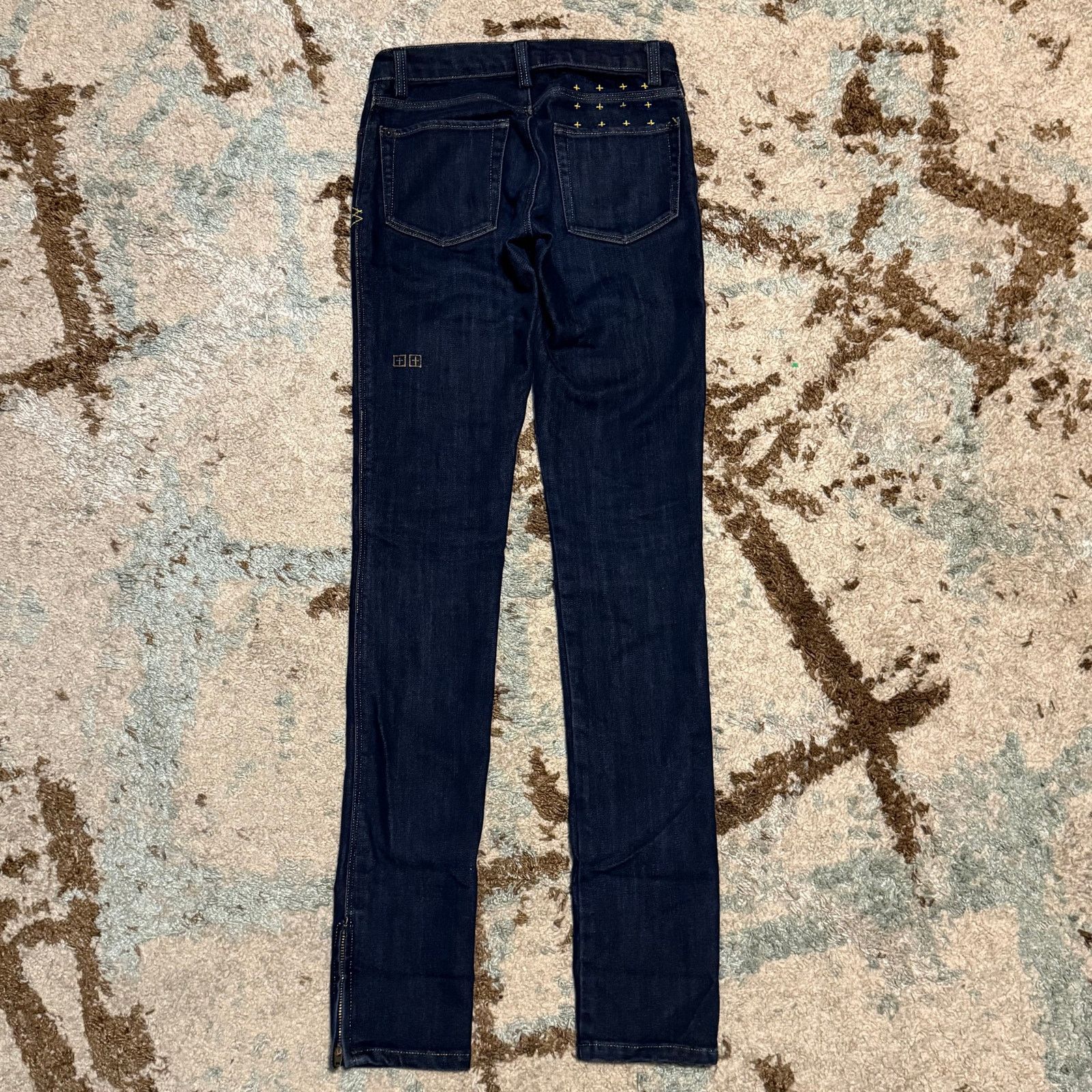 Ksubi Ksubi Womens Jeans Super Skinny Zip After Dark Size 24x32 Size 24" / US 00 / IT 34 - 1 Thumbnail