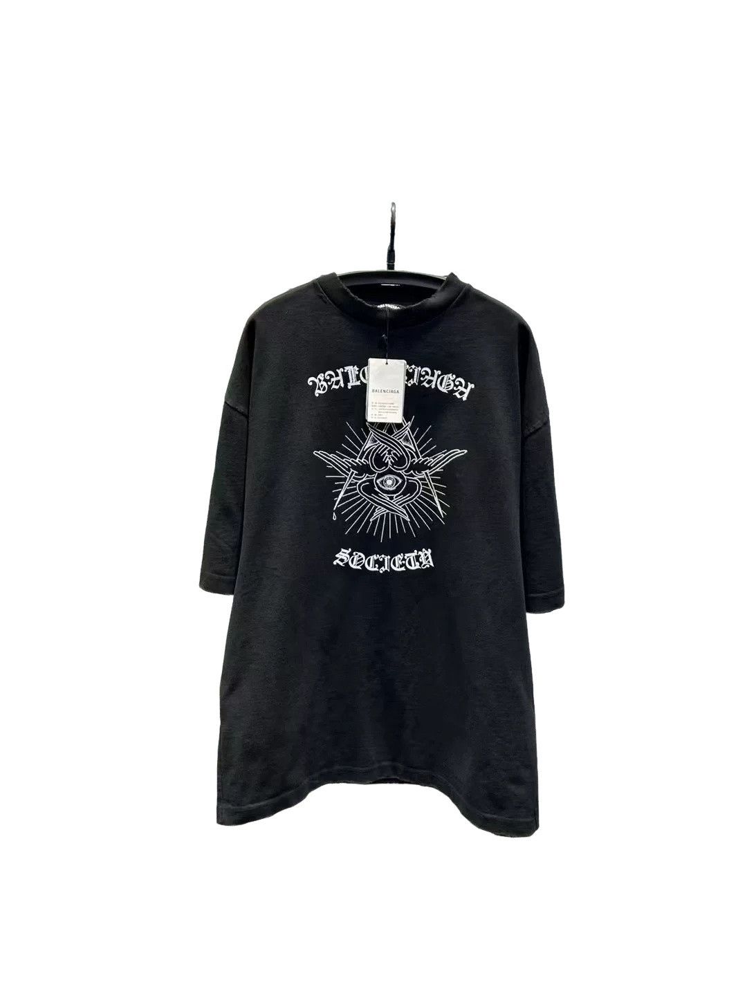 Balenciaga Balenciaga Gothic Society Free Your Mind T-Shirt XS Size US XS / EU 42 / 0 - 1 Thumbnail