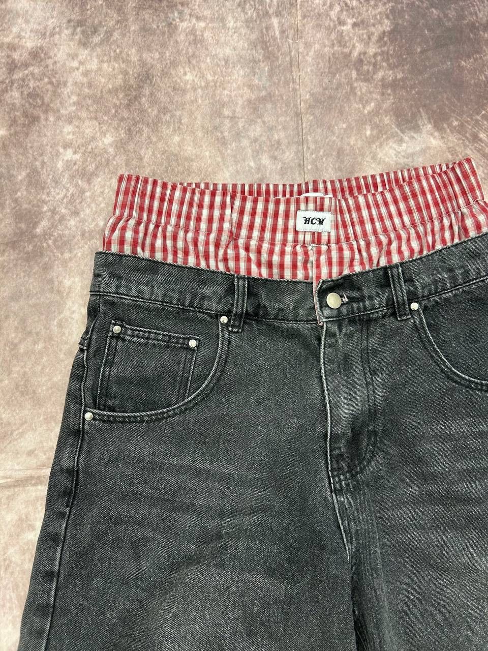 Other Heaven Can Wait “Percocet” Denim Shorts Size L Size US 32 / EU 48 - 2 Thumbnail