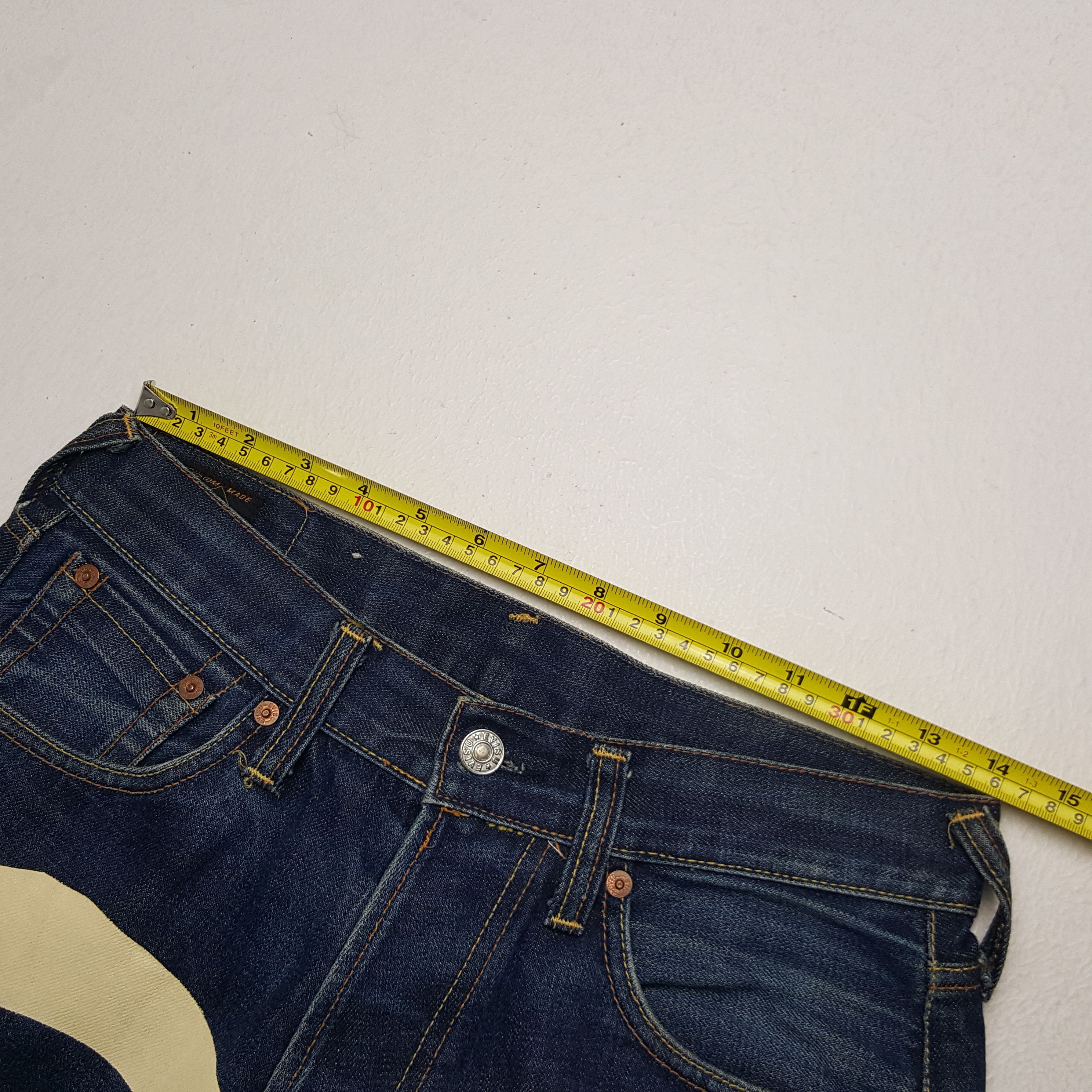 Evisu × Japanese Brand × Vintage Vintage Evisu Japanese Brand Daicock Custom Art Denim Jeans Size US 28 / EU 44 - 9 Thumbnail