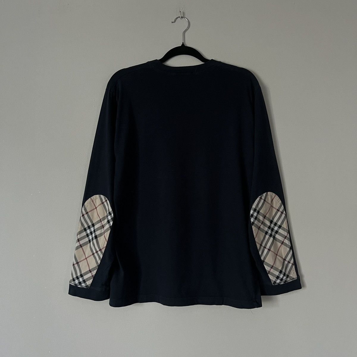 Burberry Nova Check Long Sleeve Tshirt Men's M