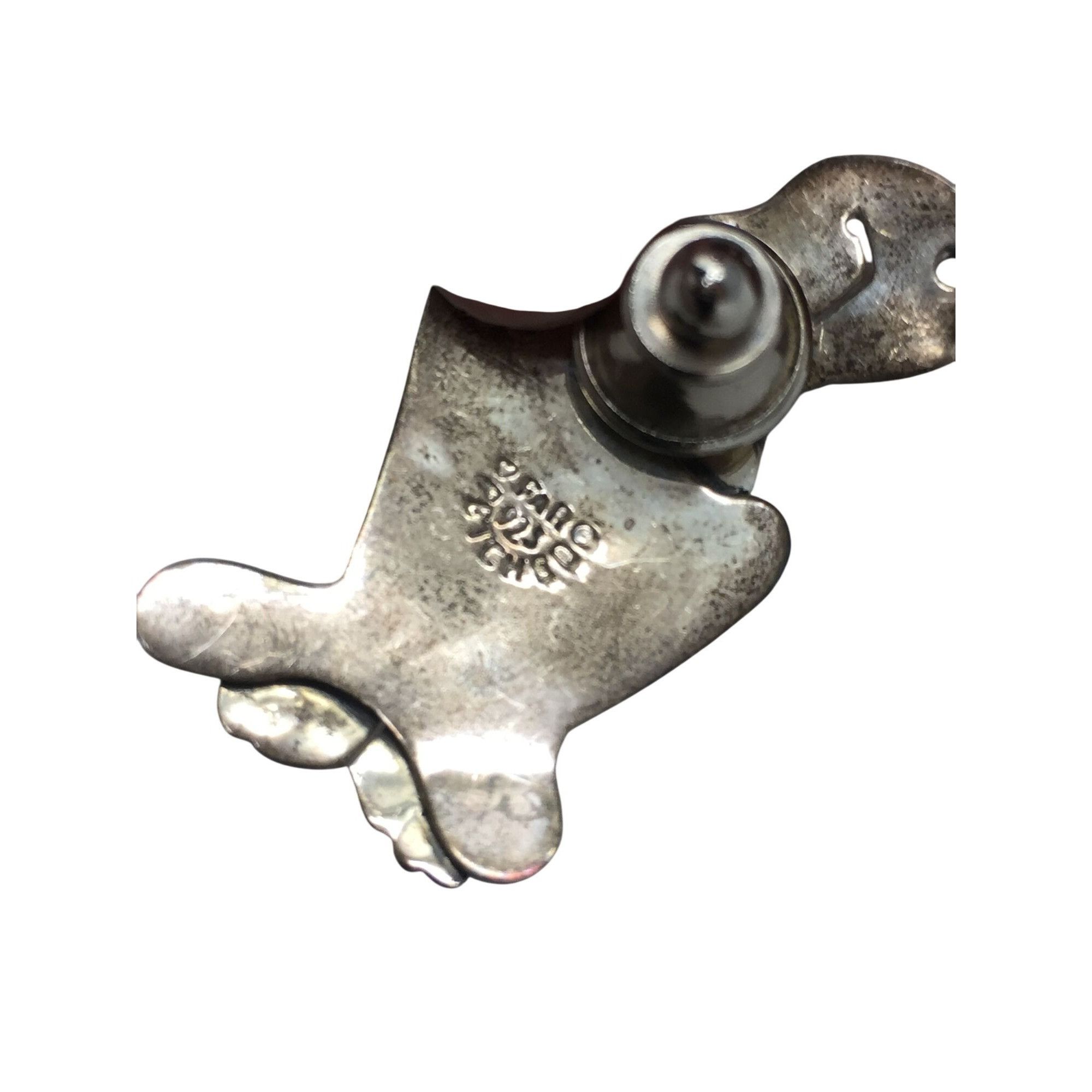Other Far Fetched Sterling Silver Dog with Butterfly on its Nose P Size ONE SIZE - 3 Thumbnail