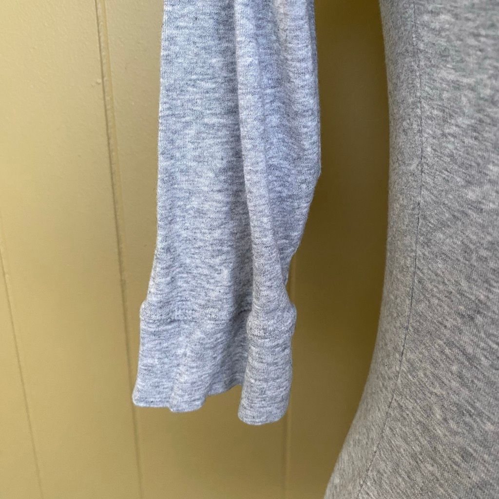 Old Navy Old Navy women M 100% cotton 3/4 sleeve boatneck shirt grey Size M / US 6-8 / IT 42-44 - 4 Thumbnail