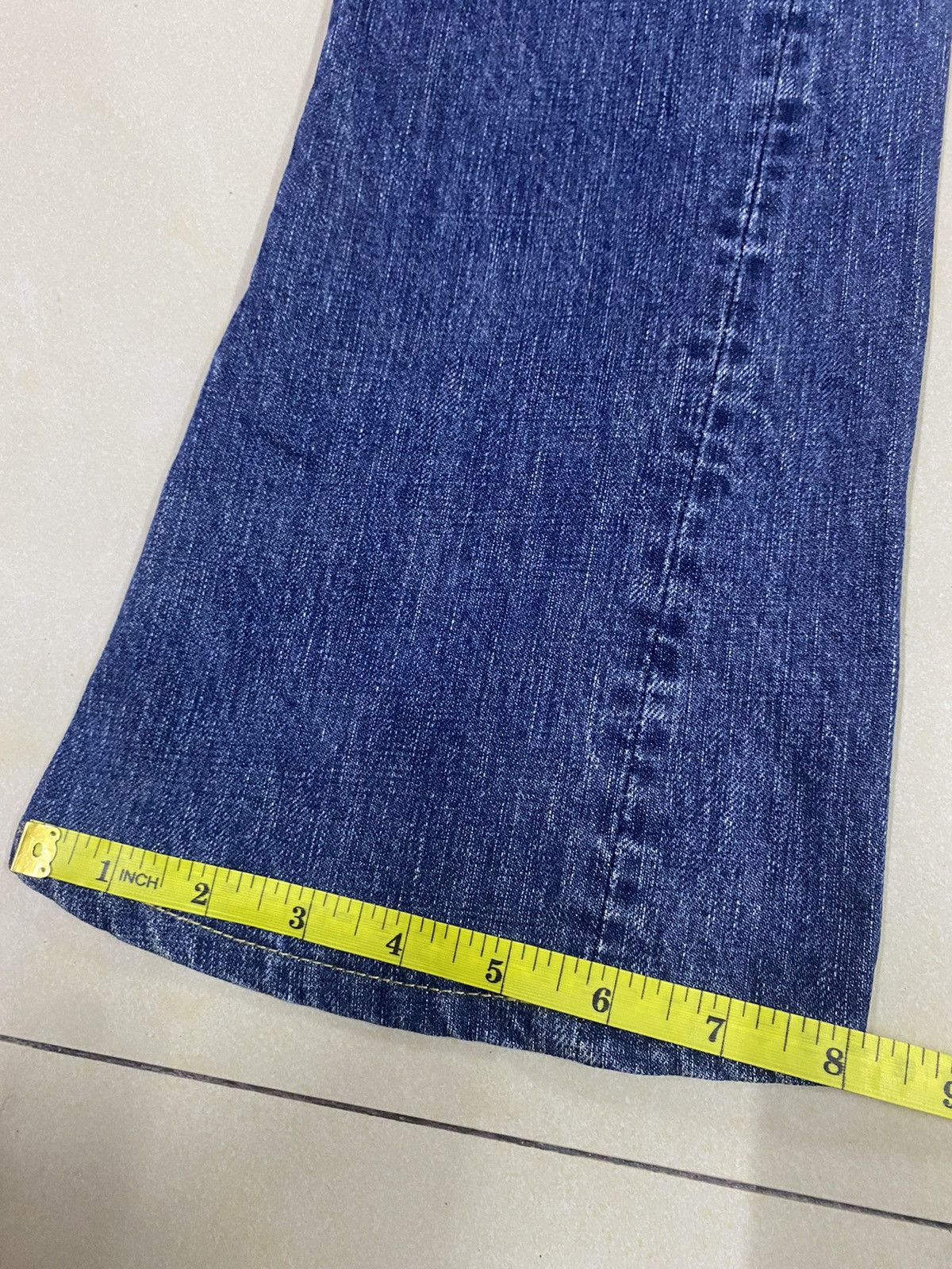 Hysteric Glamour Hysteric Glamour Studded Ripped Flared Denim Size US 31 - 16 Thumbnail