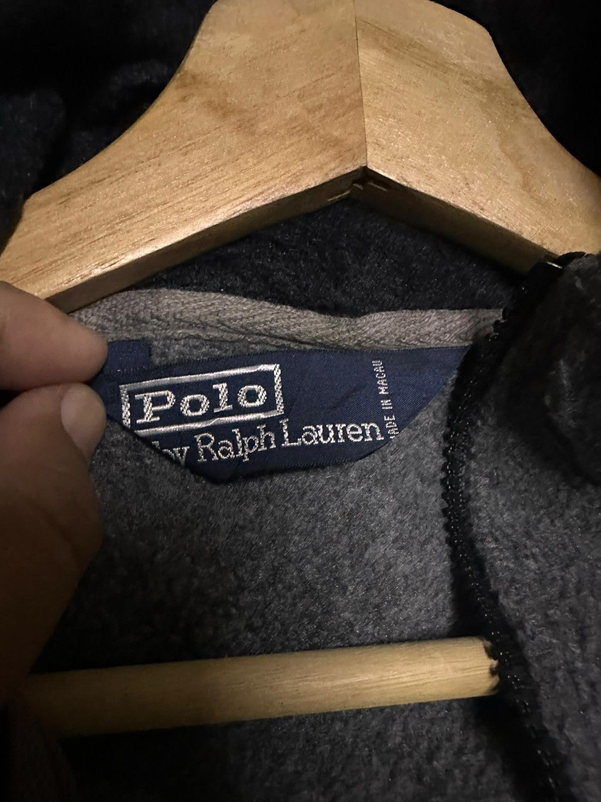 Polo Ralph Lauren Vtg🔥90’s Polo Bear High Neck Fleece 3/4 Zipper Pullover Size US L / EU 52-54 / 3 - 9 Thumbnail