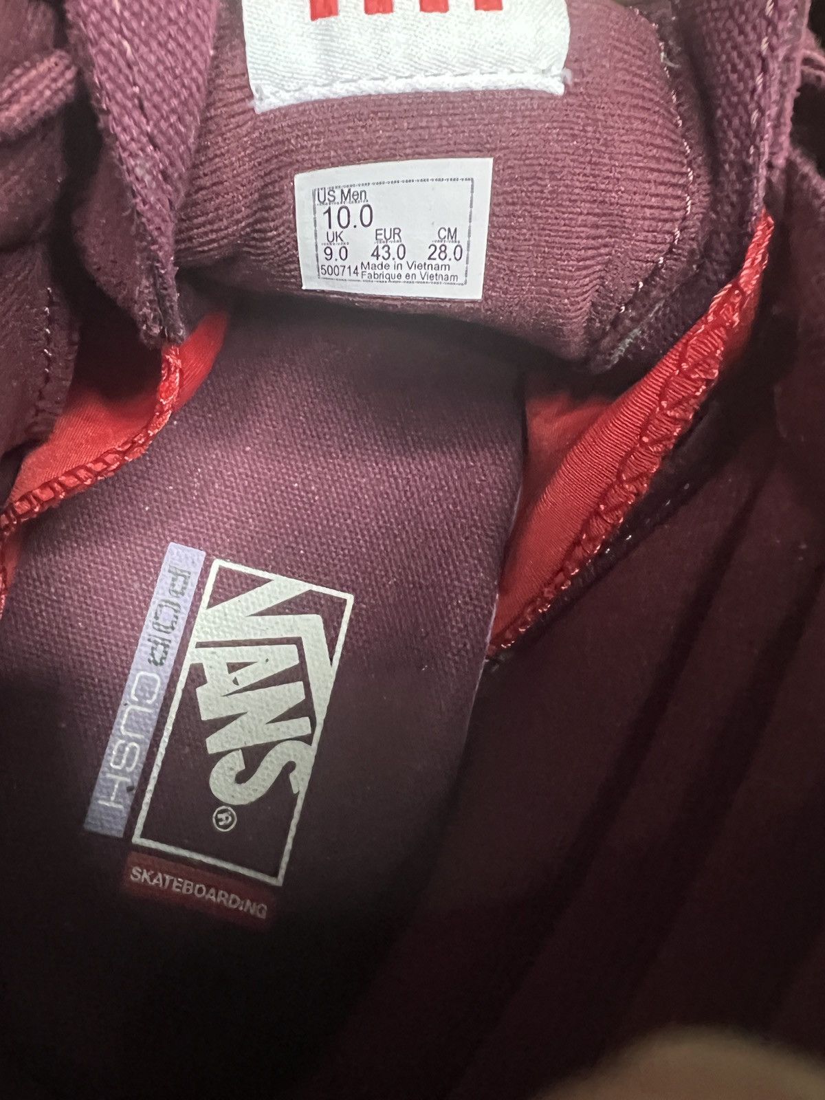 Vans Vans Skate - Hi Size US 10 / EU 43 - 8 Thumbnail