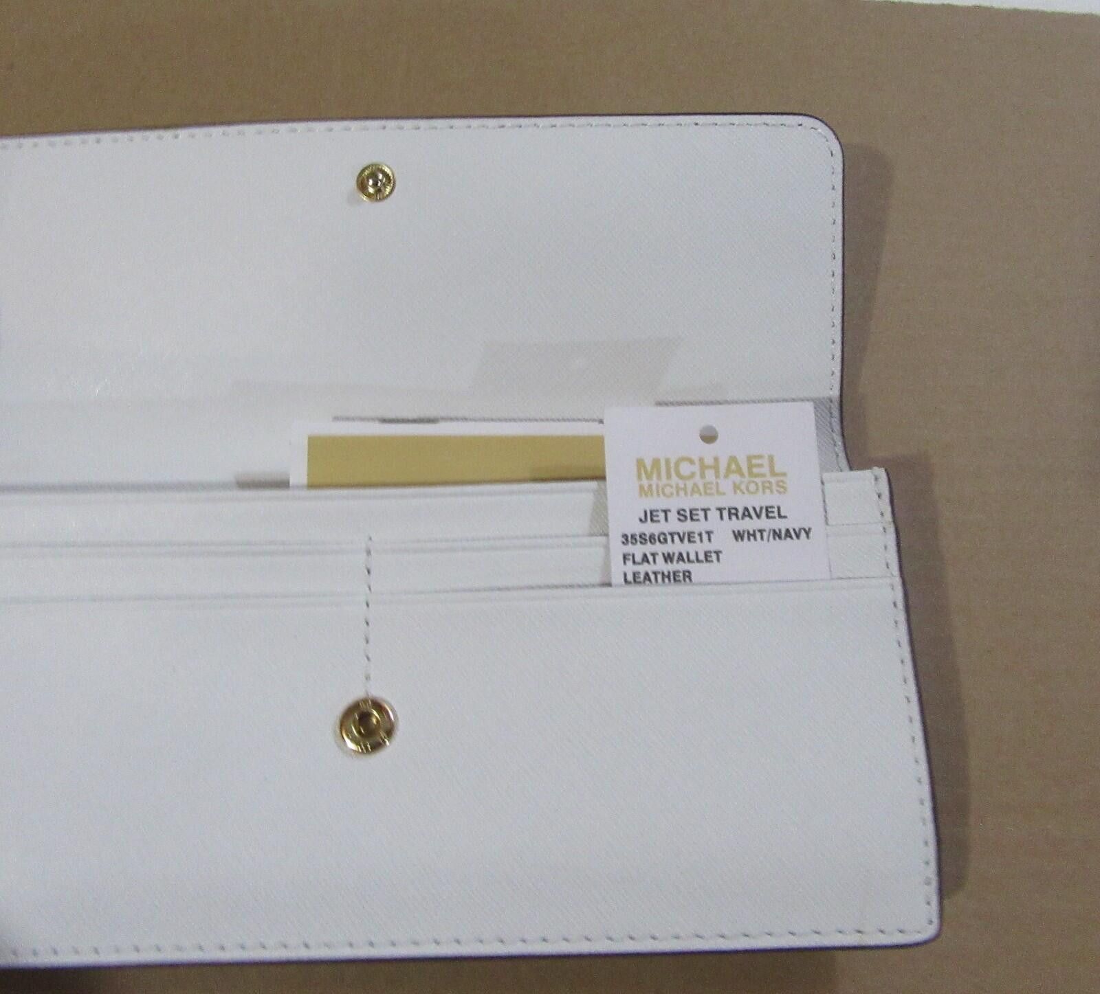 Michael Kors Michael Kors Jet Set Travel Leather Flat Wallet NWT Size ONE SIZE - 4 Thumbnail