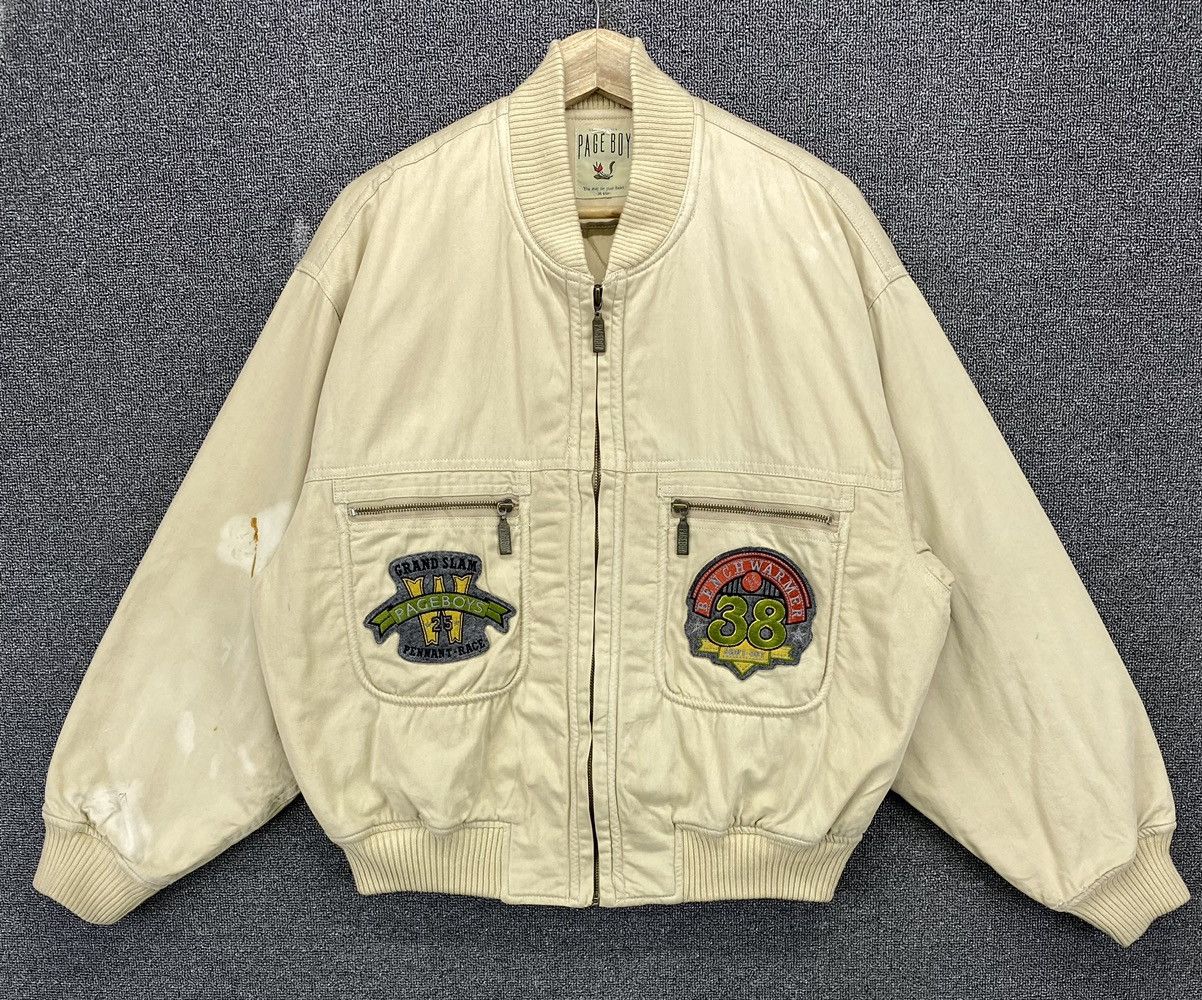 Japanese Brand Vintage Page Boy Patchwork Kapital Inspired Bomber Jacket Size M / US 6-8 / IT 42-44 - 1 Thumbnail