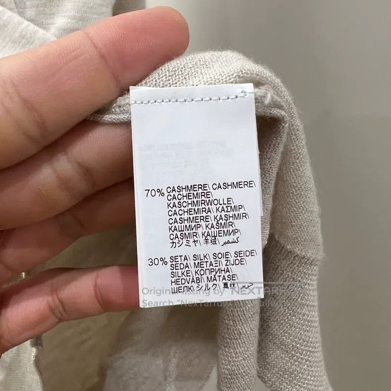 Brunello Cucinelli Brunello Cucinelli 24SS solid color V-neck casual long-sle Size S / US 4 / IT 40 - 4 Thumbnail
