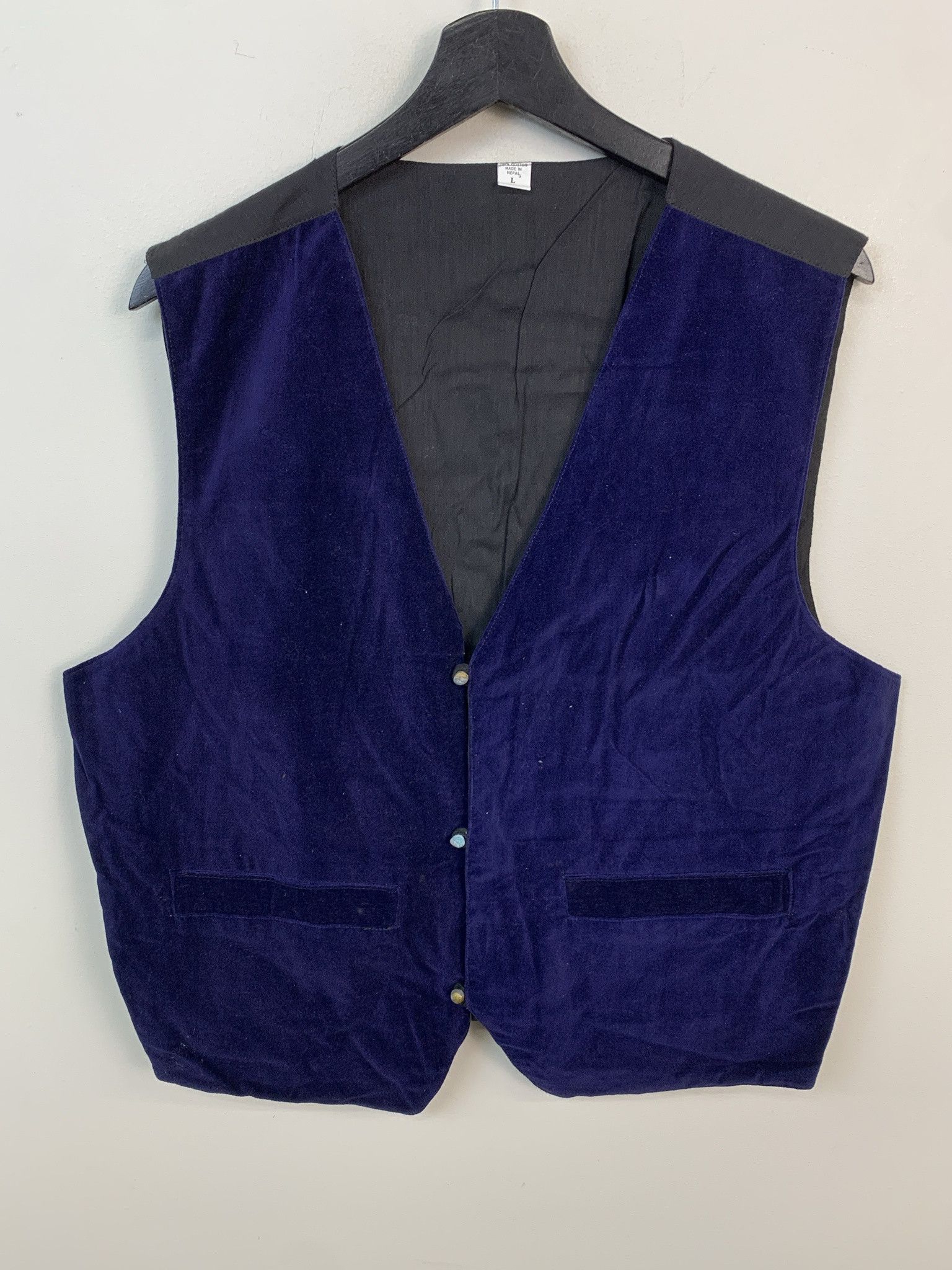 Other Vintage Nepalese Hand Made 1980s Velvet Front Vest Size M Size US M / EU 48-50 / 2 - 1 Thumbnail