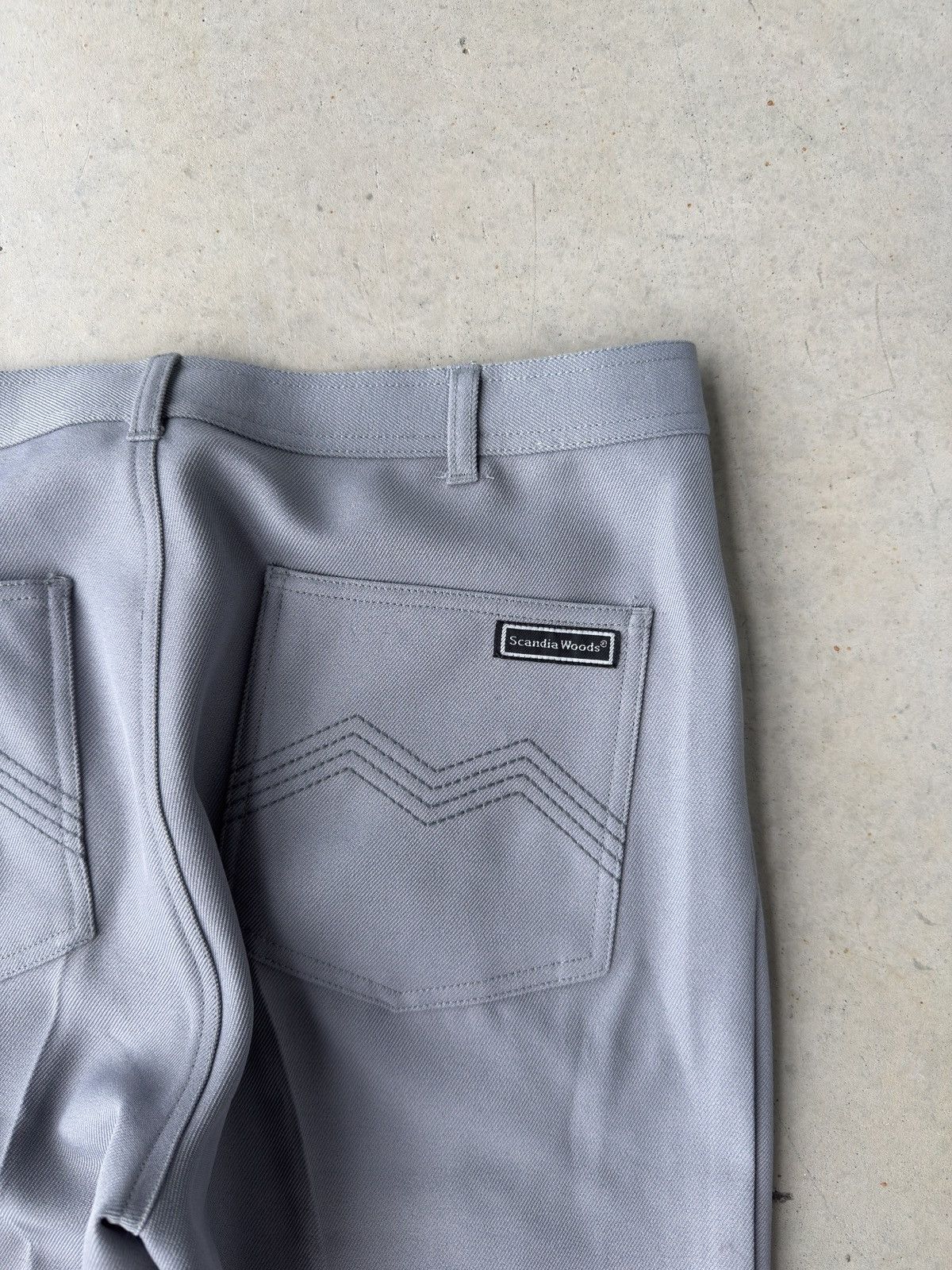 Vintage Vintage Scandia Woods Grey Straight Leg Dress Pants Size US 36 / EU 52 - 5 Thumbnail