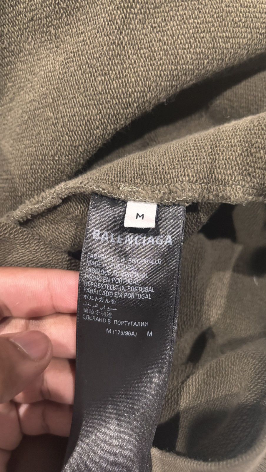 Balenciaga Balenciaga Logo Embroidered Oversized Hoodie Size US M / EU 48-50 / 2 - 7 Thumbnail