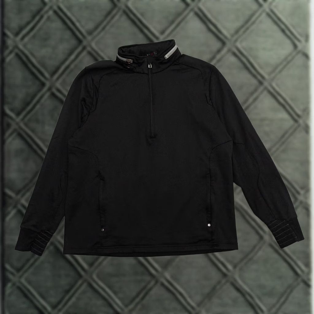 Ralph Lauren VINTAGE RLX Ralph Lauren Jacket RLX Boys? Mens? Medium Black Soft Shell 1/4 Zip Size US M / EU 48-50 / 2 - 1 Thumbnail