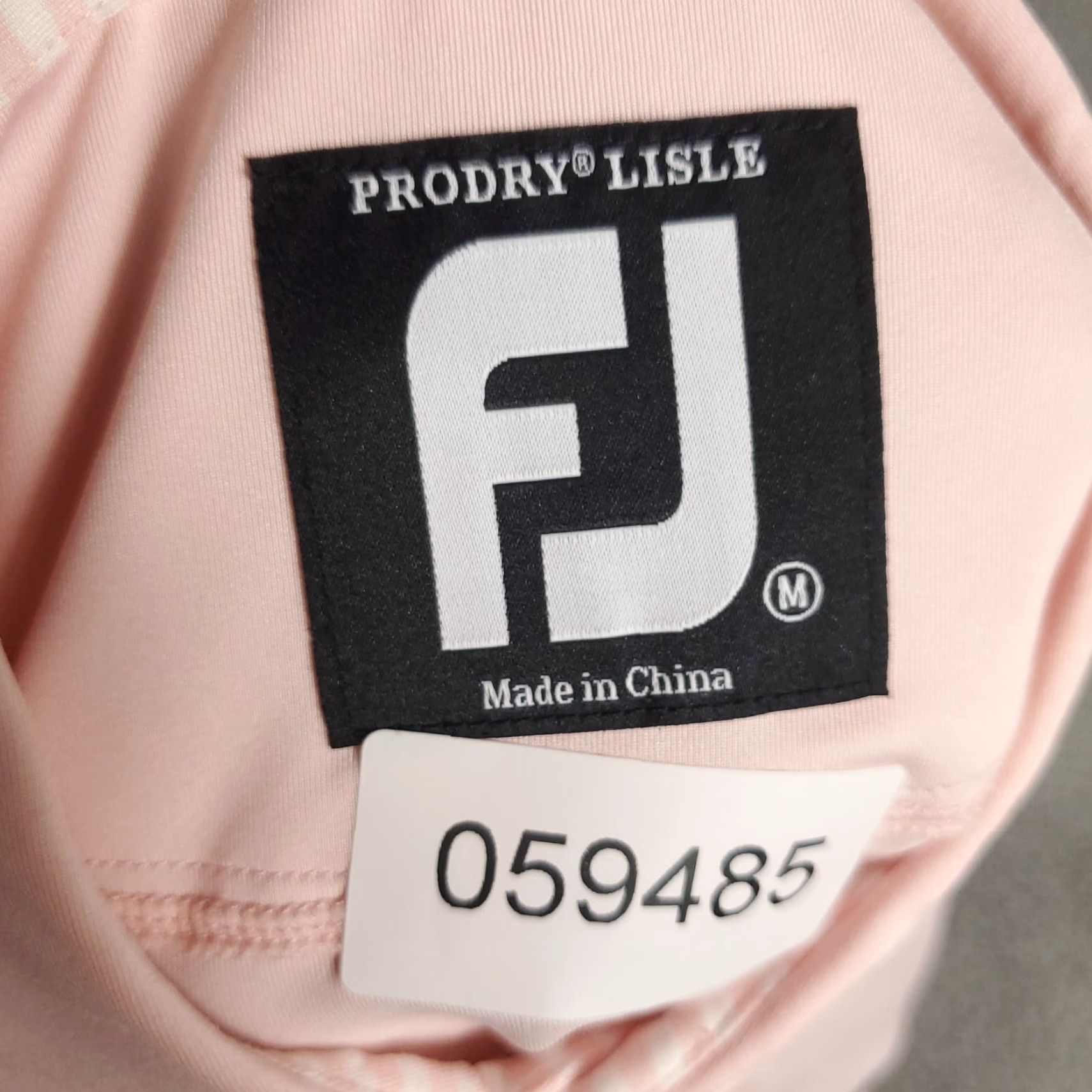 Footjoy FJ FootJoy Polo Shirt Mens Size Medium Pink Golf Casual Short Sleeve Size US M / EU 48-50 / 2 - 7 Thumbnail