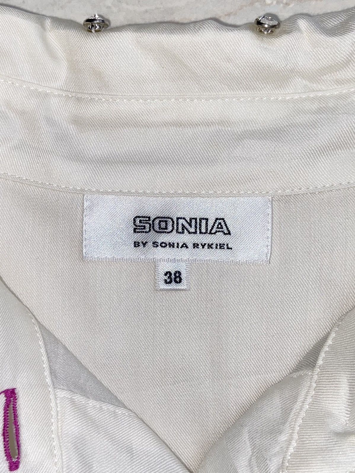 Sonia Rykiel SONIA By SONIA RYKIEL White Shirt Size S / US 4 / IT 40 - 6 Thumbnail