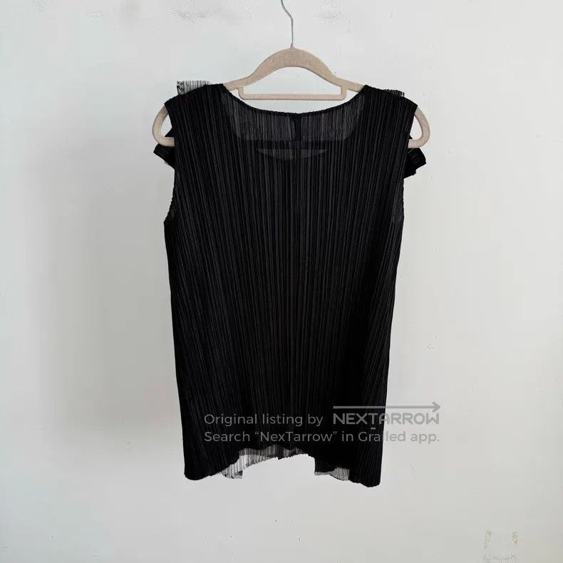 Issey Miyake Issey Miyake Black Vest Size L / US 10 / IT 46 - 3 Thumbnail