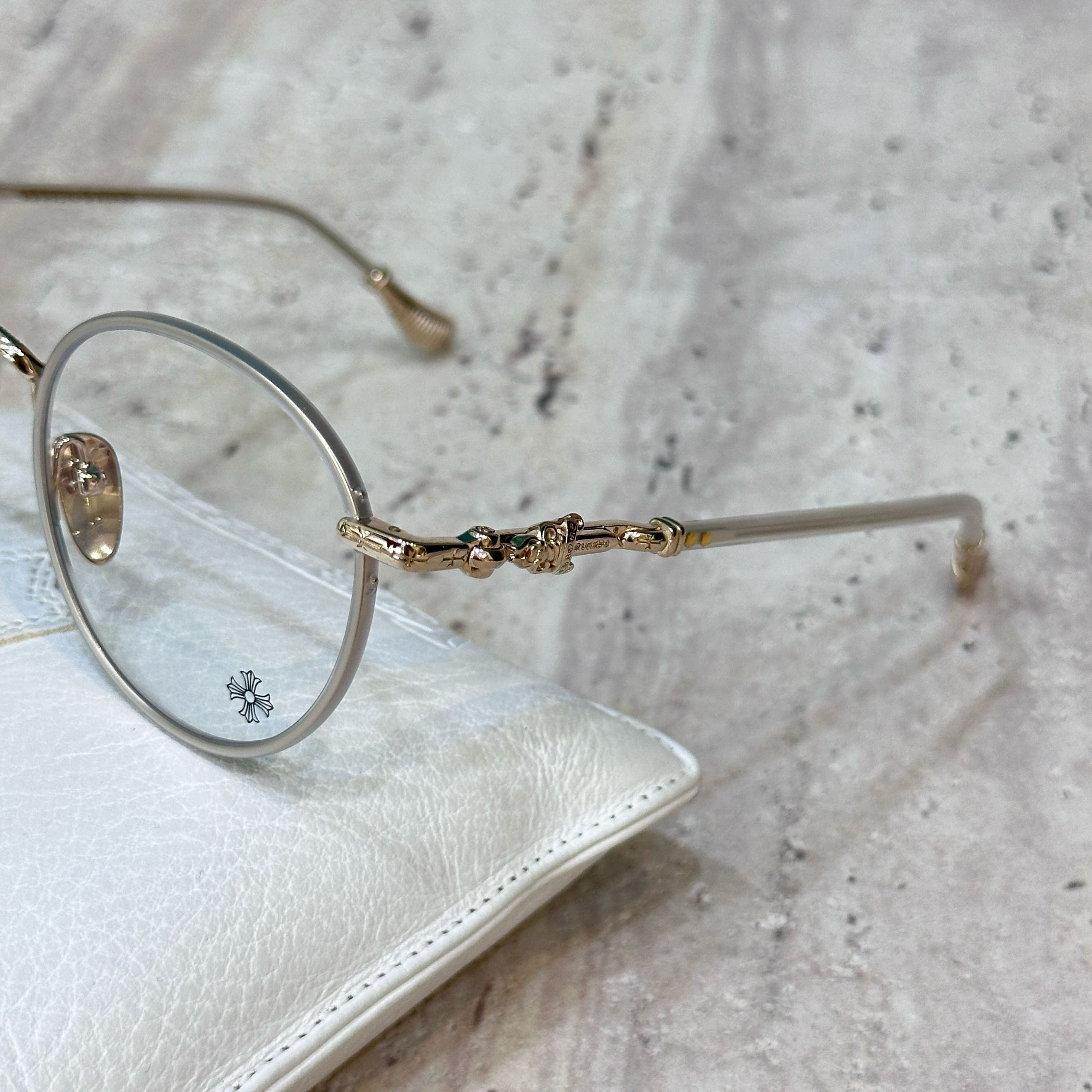 Chrome Hearts CHROME HEARTS FIRKIN Matte Crystal/Gold Plated Size ONE SIZE - 8 Thumbnail