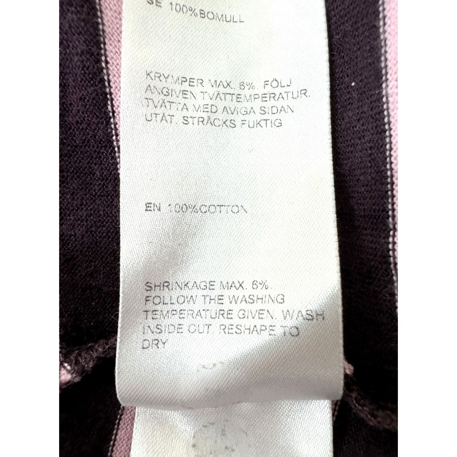 Marimekko Marimekko Tassa womens roll neck shirt jumper M Pink Long Sleeve T-Shirt Womens Size M / US 6-8 / IT 42-44 - 7 Thumbnail