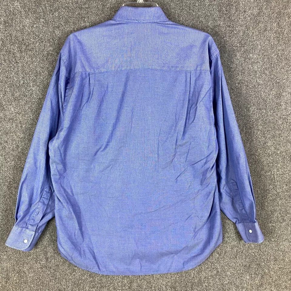 Ike Behar IKE Behar Dress Shirt Men's 16 35 Long Sleeve 100% Cotton Size US M / EU 48-50 / 2 - 7 Thumbnail