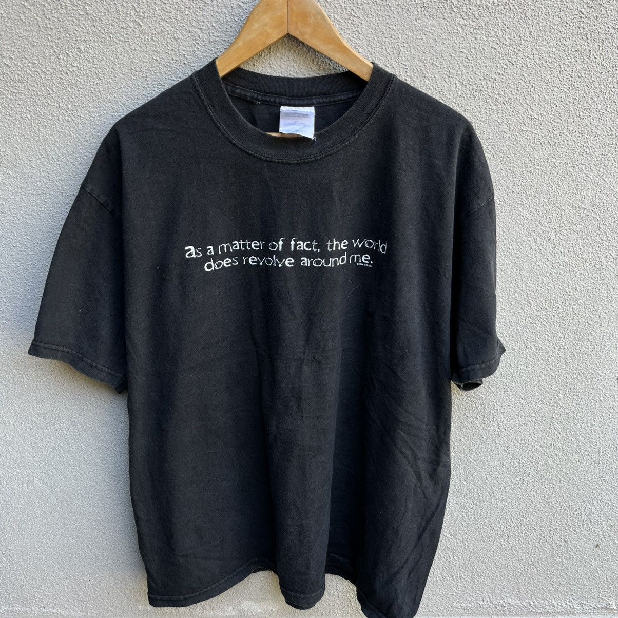 Vintage Vintage 90s WORDING tee life humor j holzer Size US XL / EU 56 / 4 - 2 Thumbnail