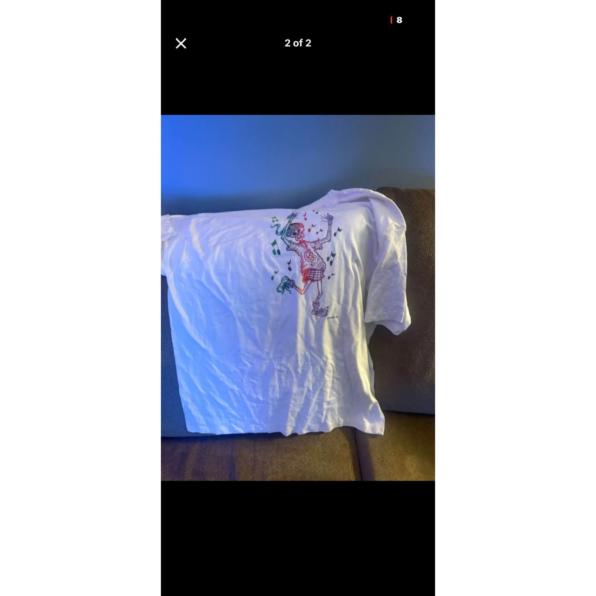 Grateful Dead Grateful Dead Vintage T-Shirt Featuring Psychedelic Graphics Size US XL / EU 56 / 4 - 2 Thumbnail