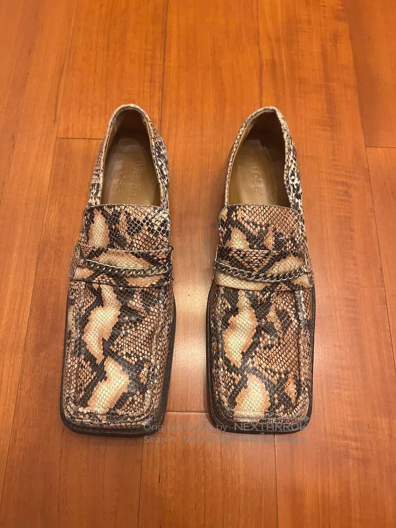 Martine Rose Martine Rose Snake Chain Square Toe Shoes Size US 7 / EU 40 - 2 Thumbnail