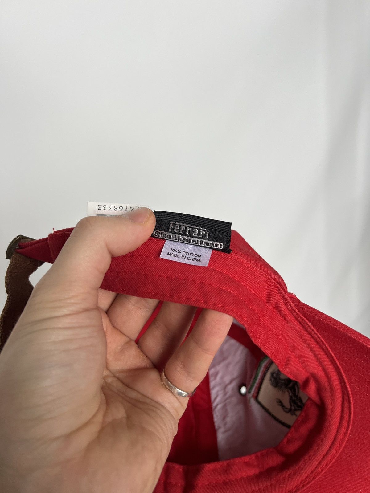 Ferrari Vintage Ferrari F1 Red Cap One Size Size ONE SIZE - 9 Thumbnail