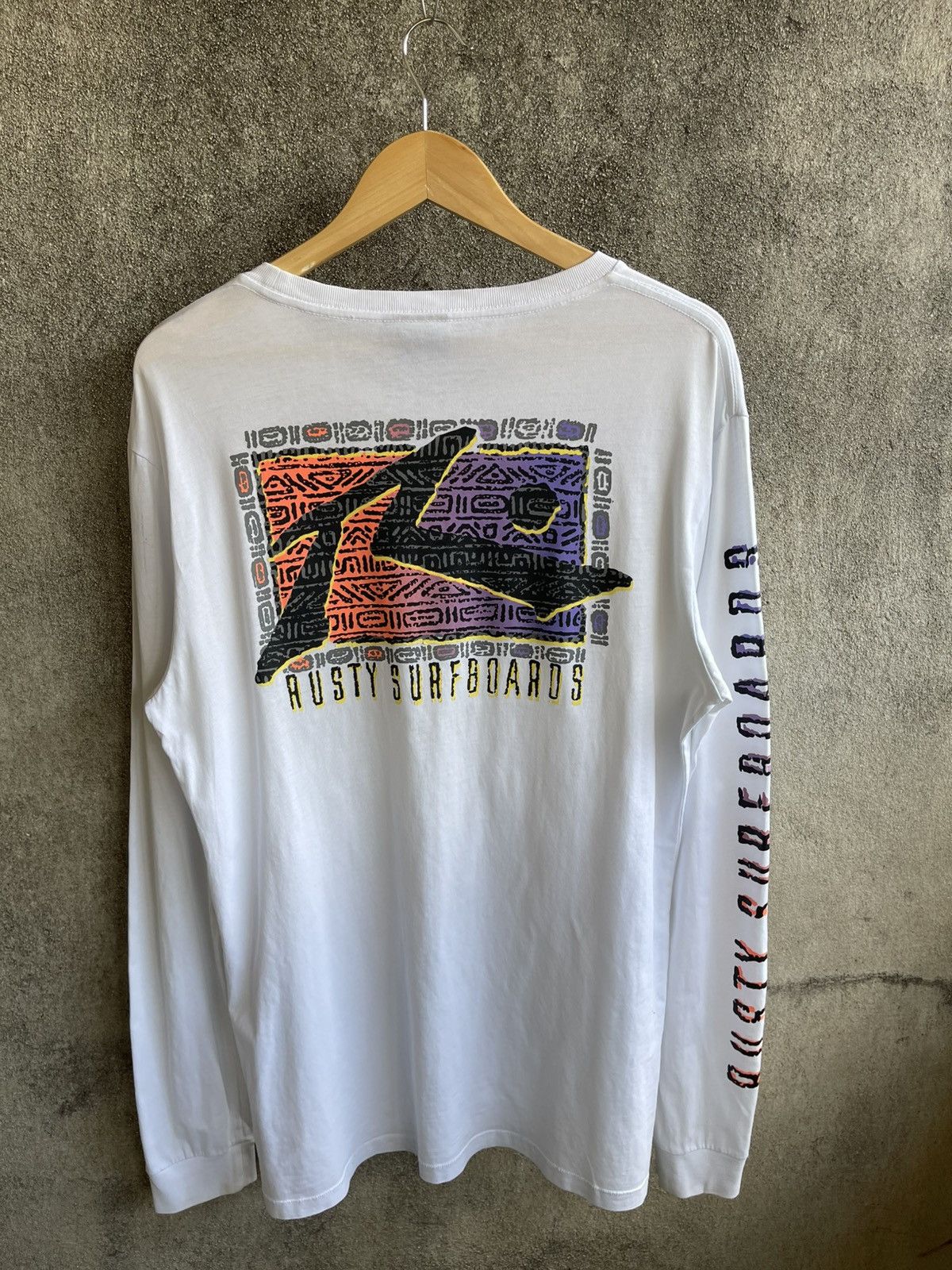 Rusty Hype🔥RUSTY🔥Surf Boards Big Logo Longsleeve Tshirt Size US M / EU 48-50 / 2 - 3 Thumbnail