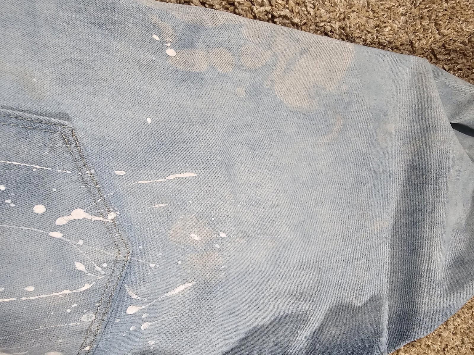 Designer Surprise Surprise Destroyed Jeans Large APPROX 30.5 x 29 Size 36" / US 14 / IT 50 - 9 Thumbnail