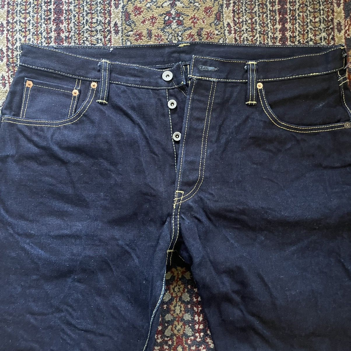 Iron Heart Iron Heart Double Indigo IH-634 18oz Jeans size 40x32 Size US 40 / EU 56 - 3 Thumbnail