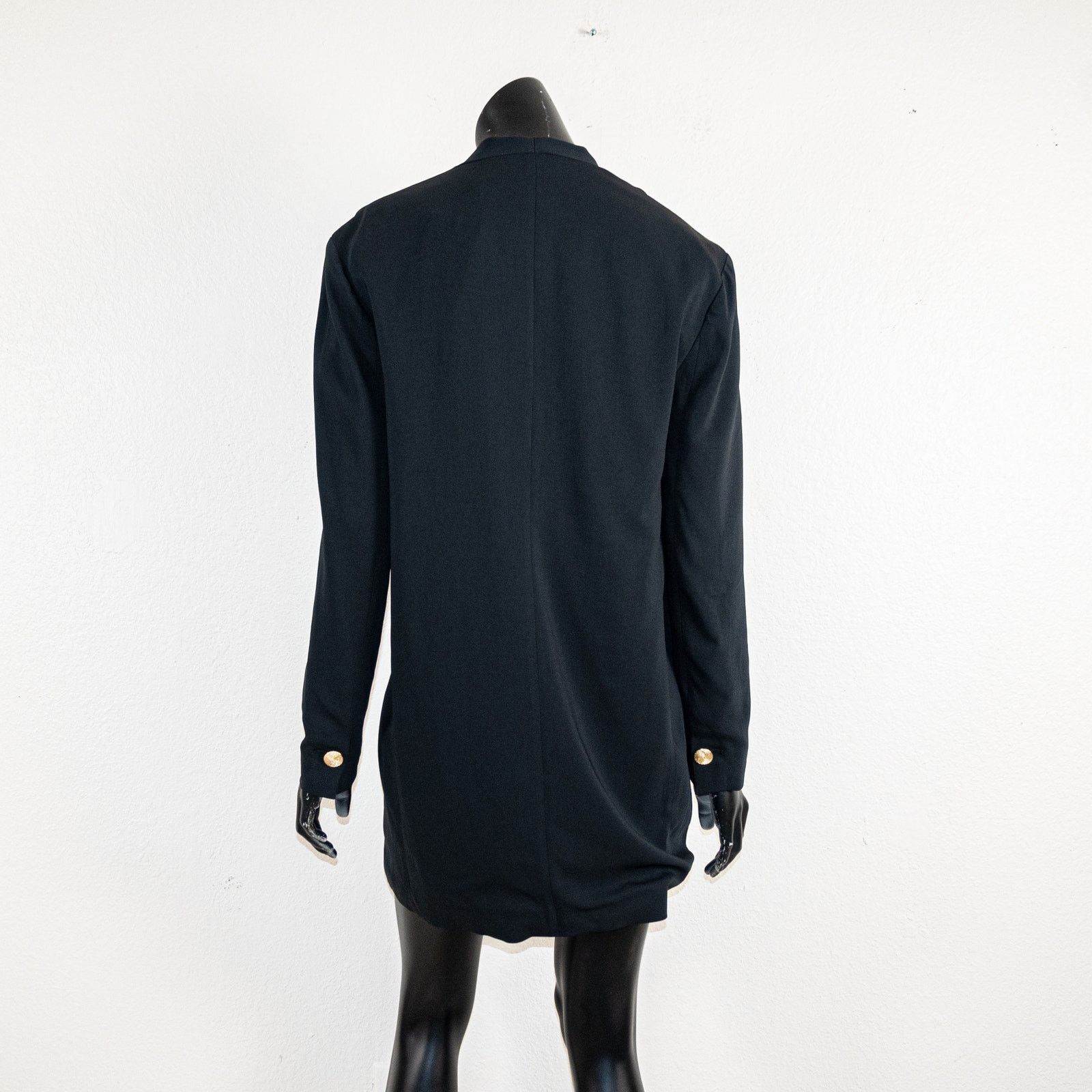 Anine Bing Anine Bing $545 Venice Long Sleeve Mini Dress in Black Size M / US 6-8 / IT 42-44 - 4 Thumbnail