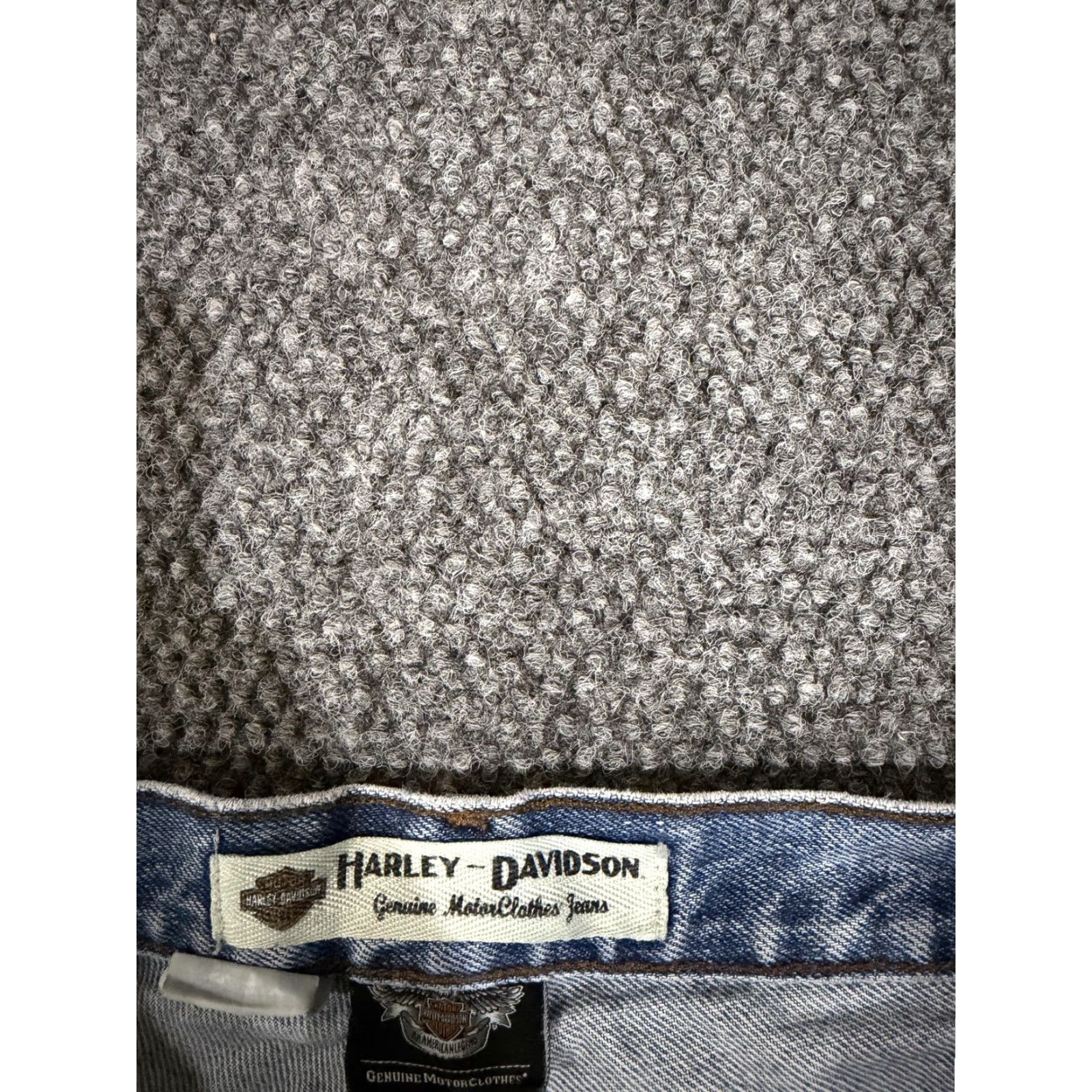 Harley Davidson Harley-Davidson Jeans Mens 38x30 Blue Denim Straight Leg Regular Fit Size US 38 / EU 54 - 5 Thumbnail