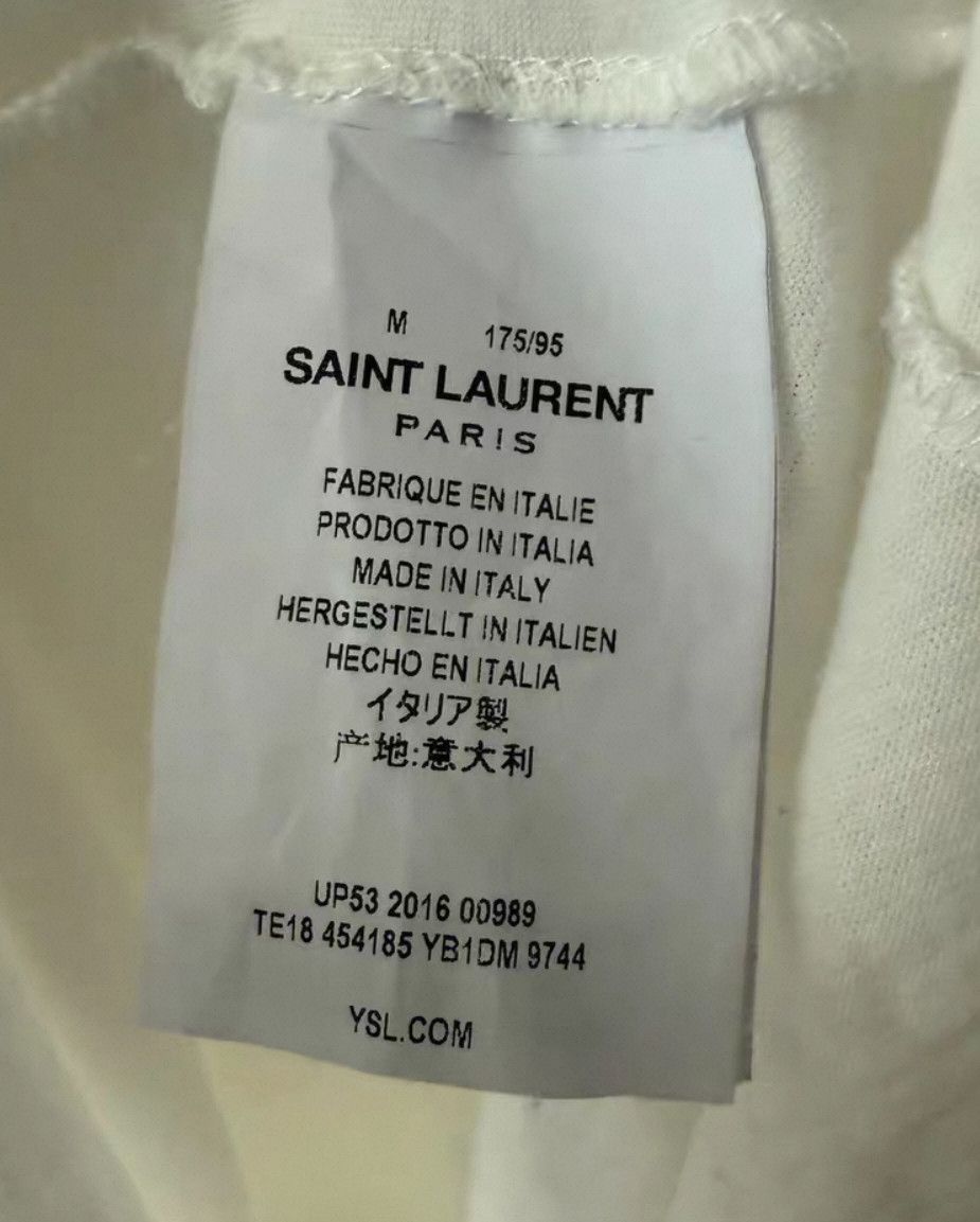 Saint Laurent Paris Saint Laurent Paris Music note small LOGO short-sleeved sh Size US M / EU 48-50 / 2 - 5 Thumbnail