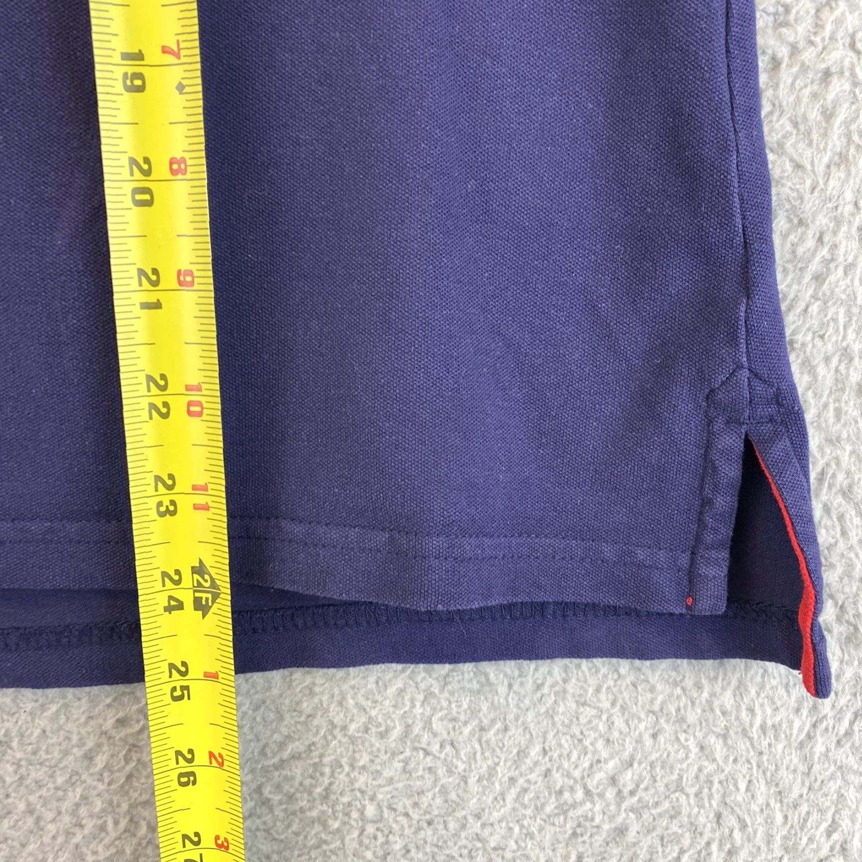 Vintage US Polo Assn Women's Blue Short Sleeve Polo Shirt Top XL Shirt Size XL / US 12-14 / IT 48-50 - 5 Thumbnail