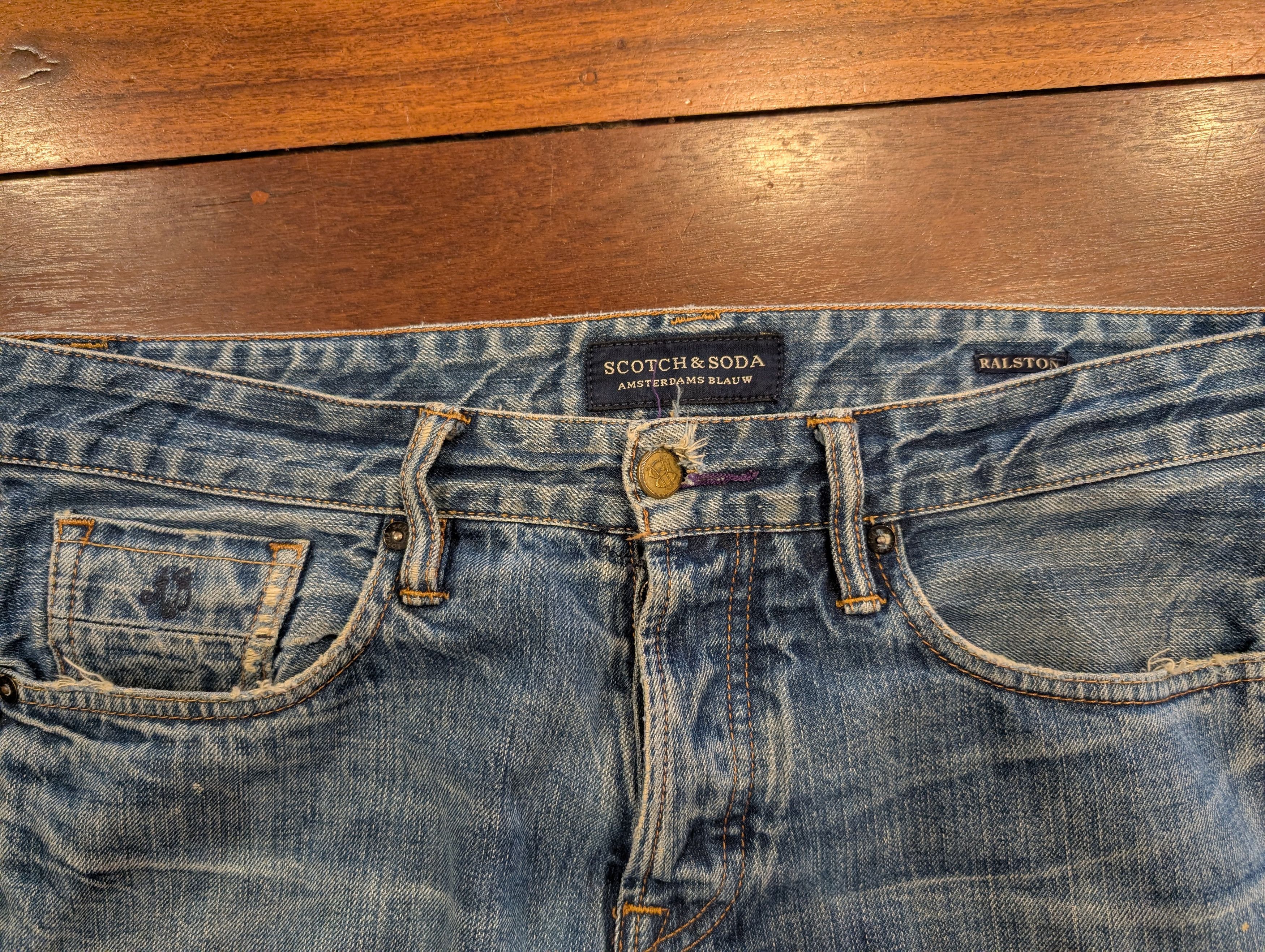 Scotch & Soda Scotch and Soda Denim Jeans Distressed Size US 32 / EU 48 - 2 Thumbnail