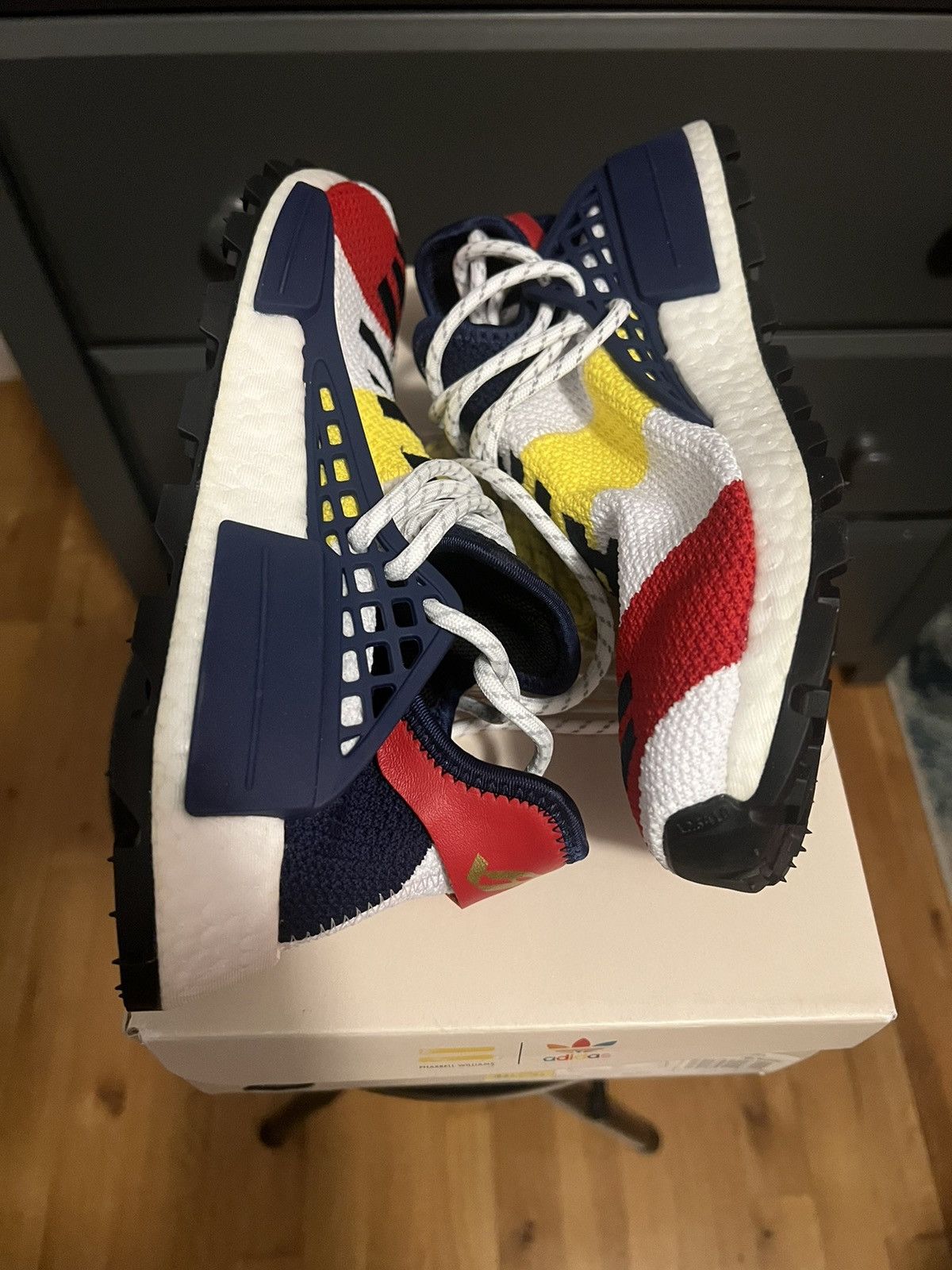 Adidas × Billionaire Boys Club × Humanrace Adidas X Pharrell X Billionaire Boys Club NMD Size US 8 / EU 41 - 4 Thumbnail