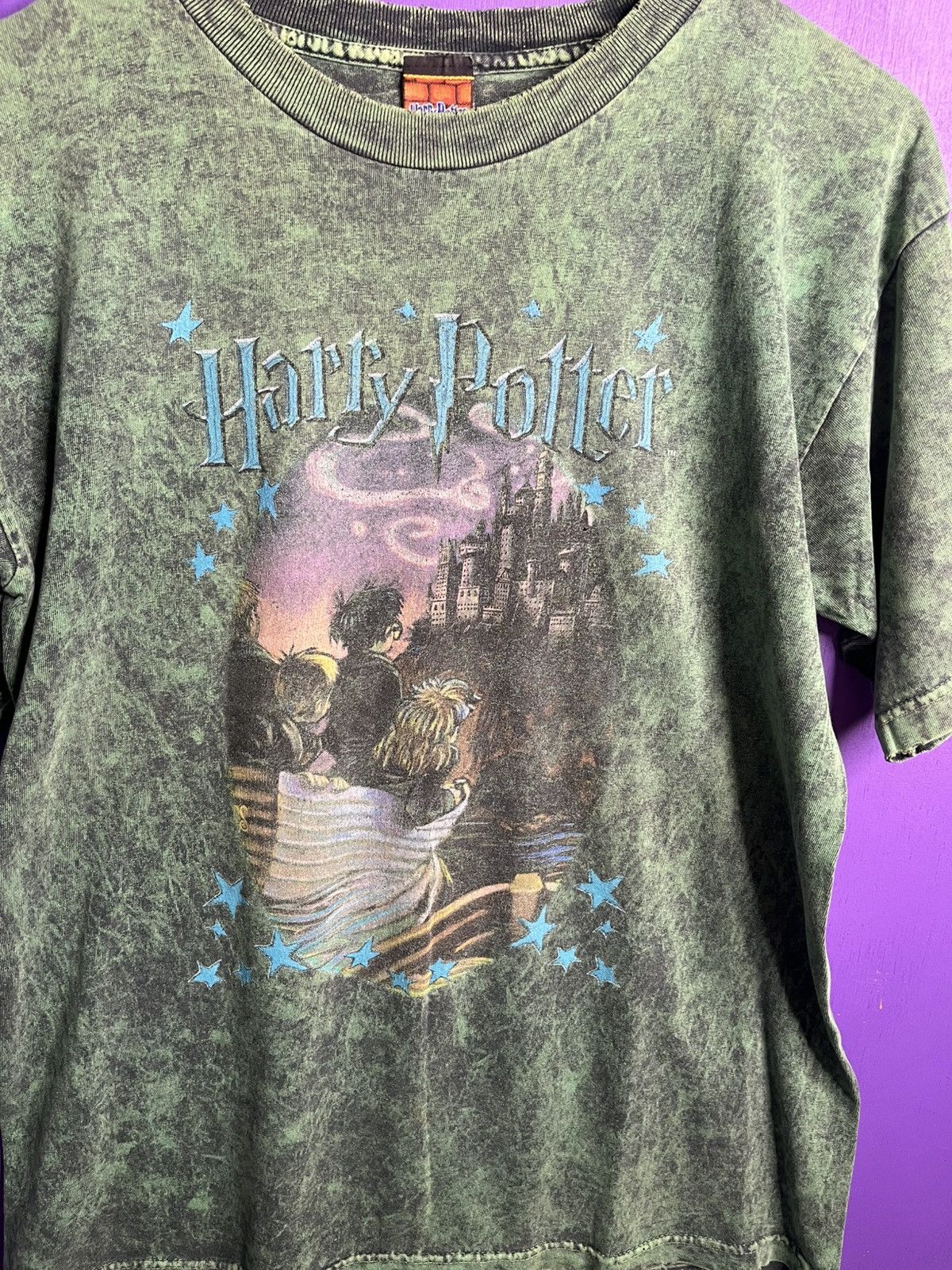 Vintage Vintage Harry Potter hogwarts tie dye tee Size US L / EU 52-54 / 3 - 3 Thumbnail