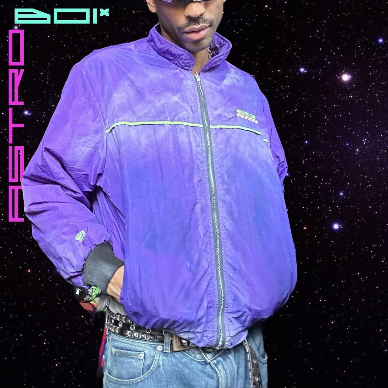 Other ASTROBOI* x Arctic Cat Purple Nylon Bomber Jacket - XL Size US XL / EU 56 / 4 - 3 Thumbnail
