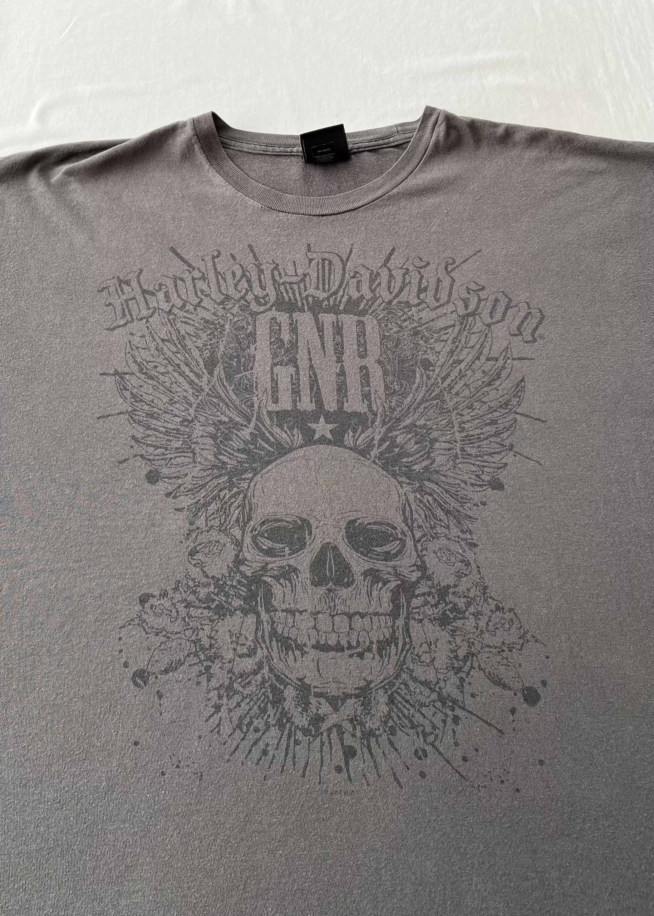 Harley Davidson Vintage 2000s Harley Davidson Guns N Roses GNR T-shirt Size US XXL / EU 58 / 5 - 5 Thumbnail