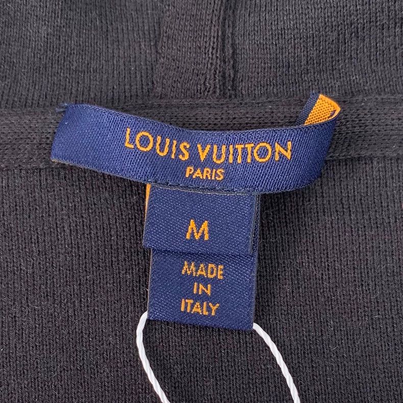 Louis Vuitton Louis Vuitton Dark grey hooded drawstring zip-up sweatshir Size M / US 6-8 / IT 42-44 - 5 Thumbnail